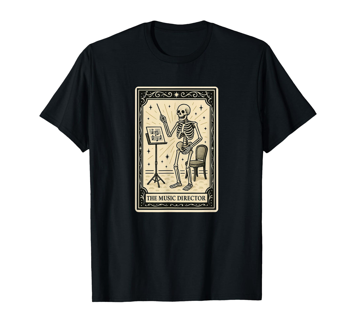 Music Director Tarot Card - Orchestra Spooky Gothic Band T-Shirt