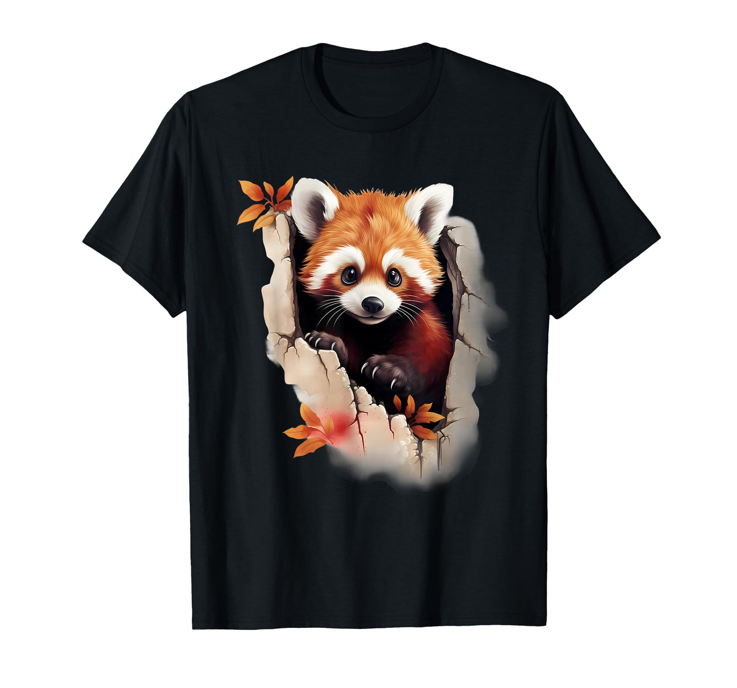 Red Panda Lover Forest Animal Motif Nature Cute Red Panda T-Shirt