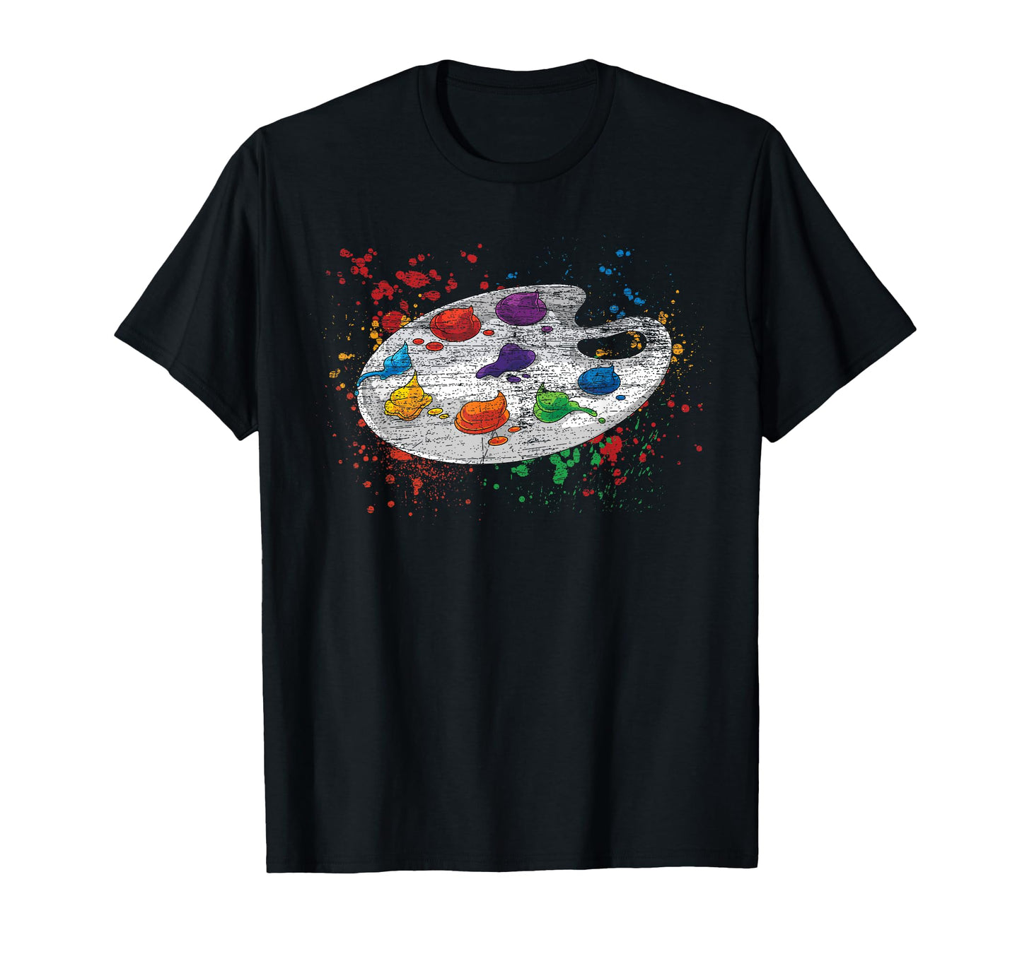 Art Painting Paint Palette Illustration Drawing Artist T-Shirt