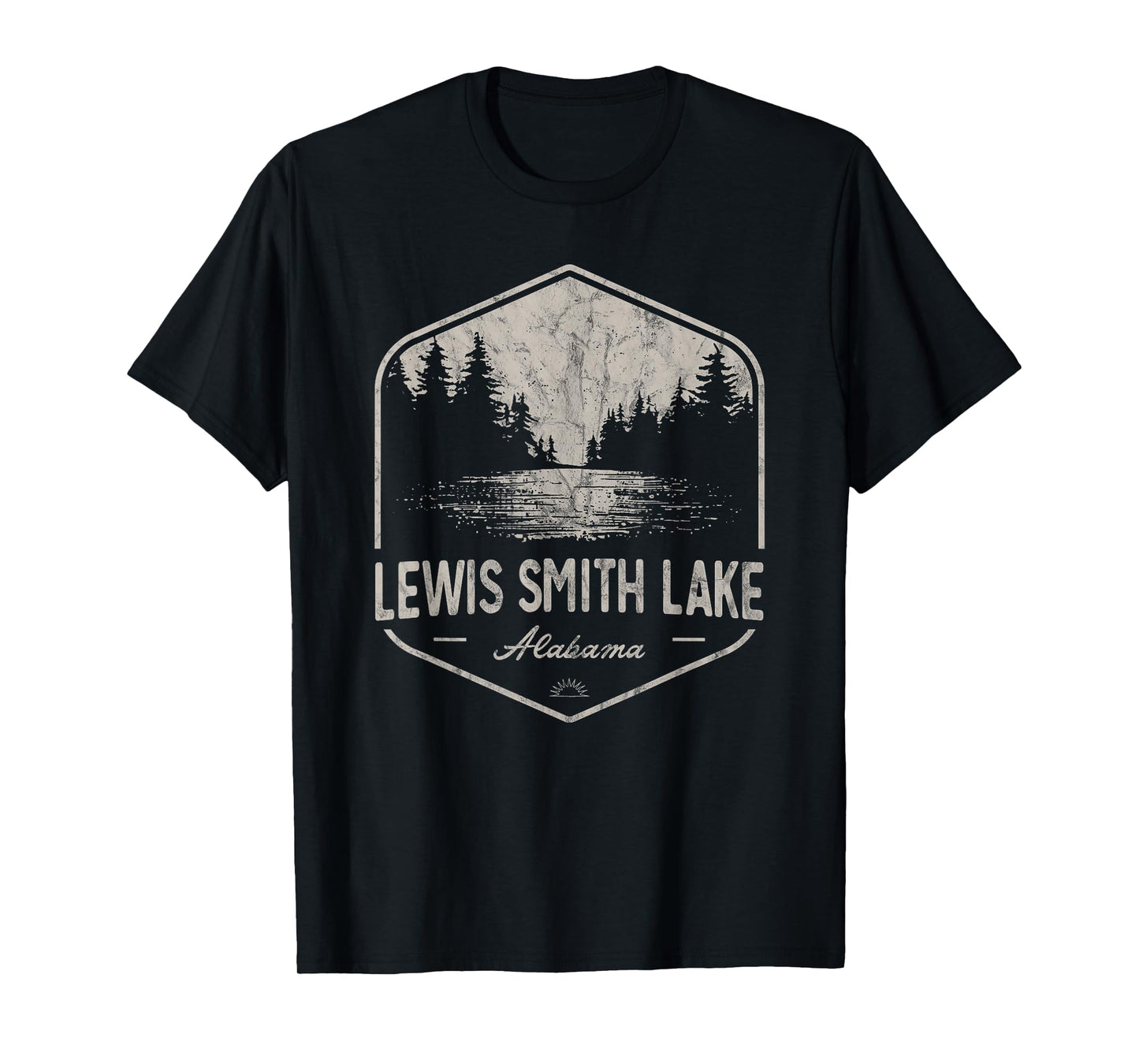 Lewis Smith Lake Alabama Outdoors Vintage T-Shirt
