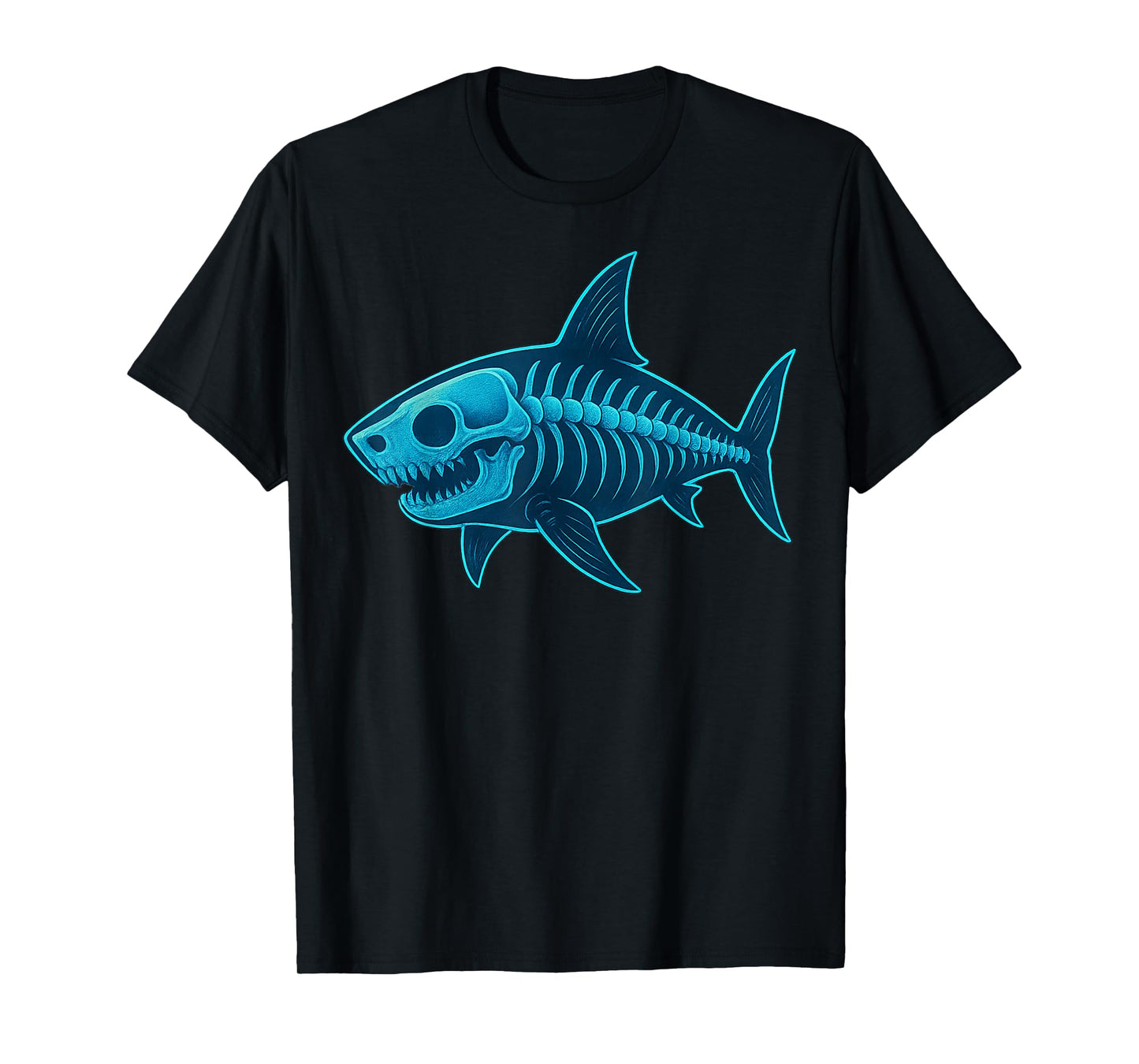 Skull Shark Design for Ocean Lovers and Scuba Divers T-Shirt