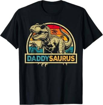Daddysaurus T Rex Dinosaur Daddy Saurus Family Matching T-Shirt