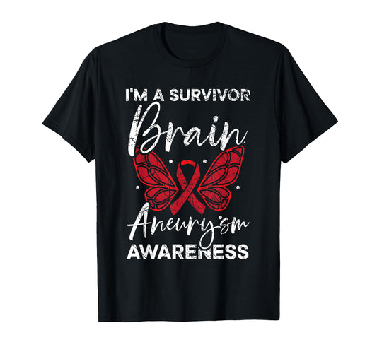 Brain Aneurysm Survivor Medical Condition Aneurysm Awareness T-Shirt