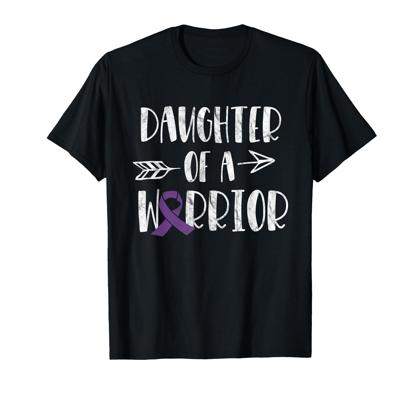 Alzheimer's Awareness Daughter Of A Warrior Dementia T-Shirt