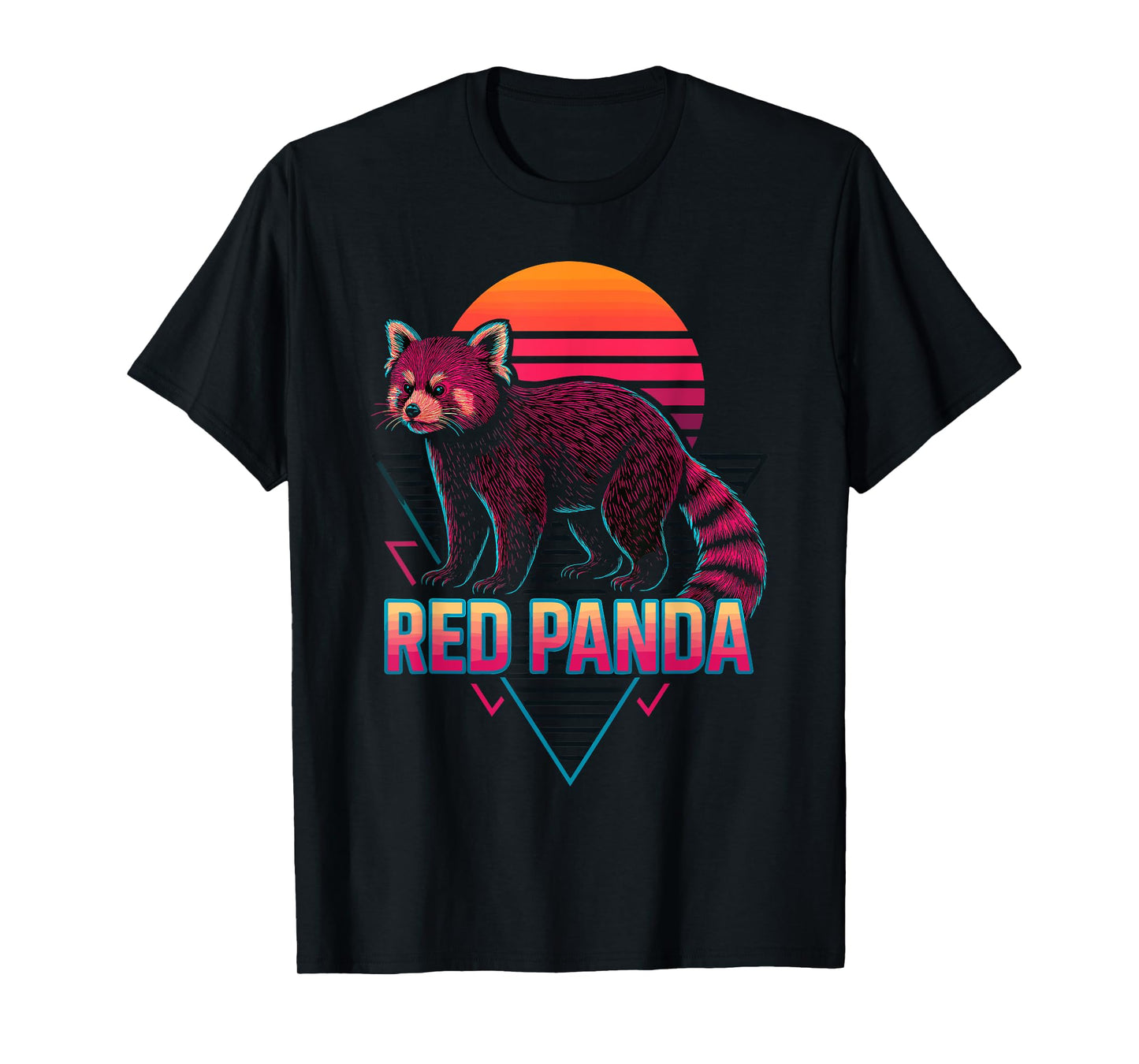 Red Panda Retro T-Shirt