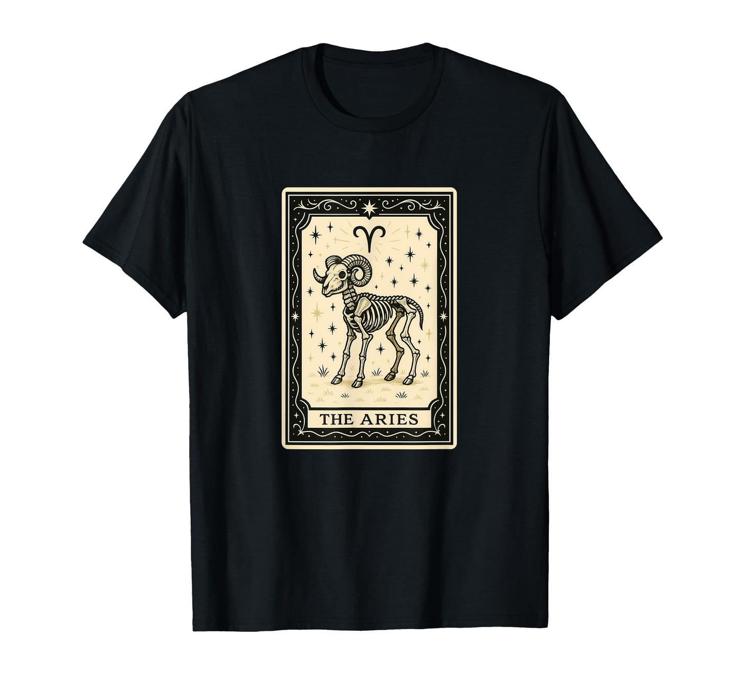 The Aires Tarot Card - Halloween Spooky Gothic Witchy T-Shirt