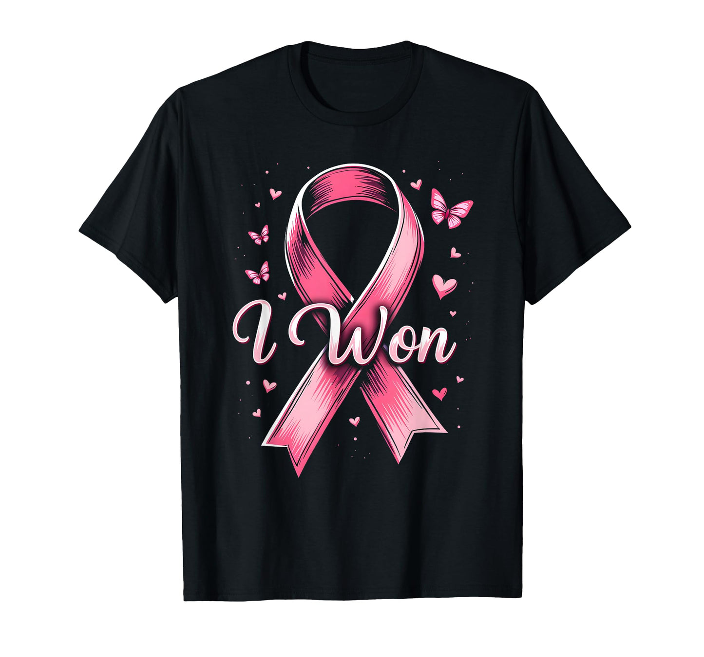 I Won Breast Cancer Awareness Breast Cancer Survivor Women T-Shirt