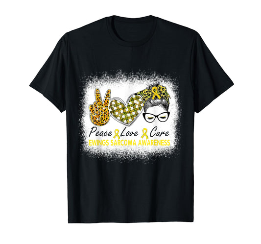 Love Cure Women Ewings Sarcoma Awareness T-Shirt