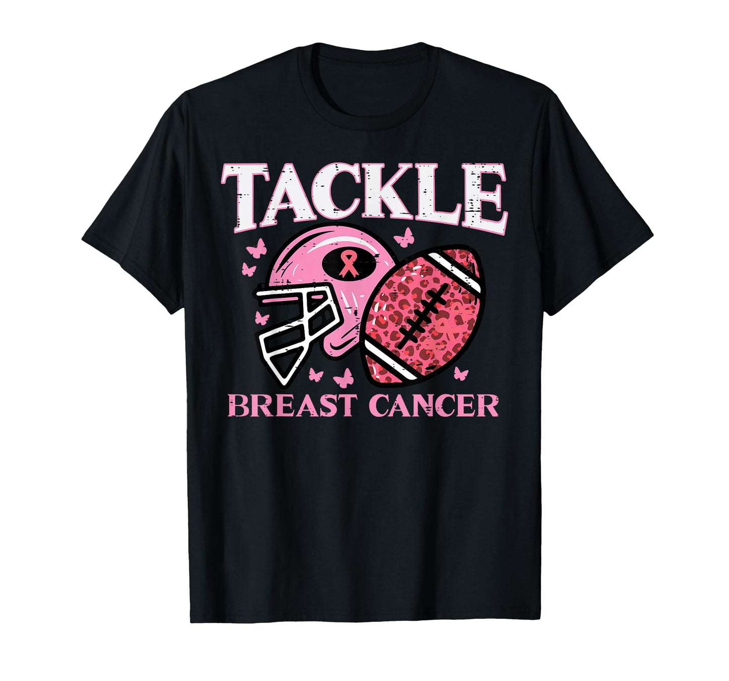 Breast Cancer American Football Awareness Men Boys Kid Women T-Shirt