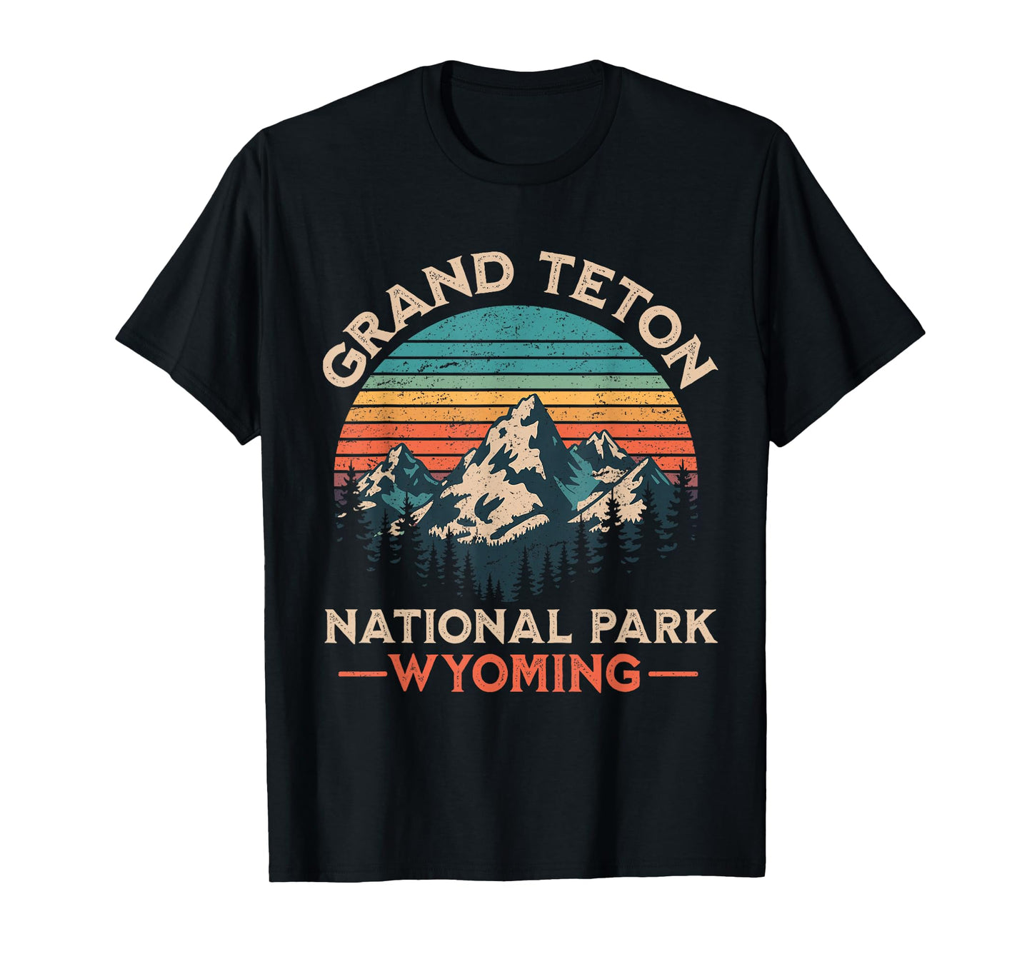 Grand Teton National Park Wyoming Vintage T-Shirt