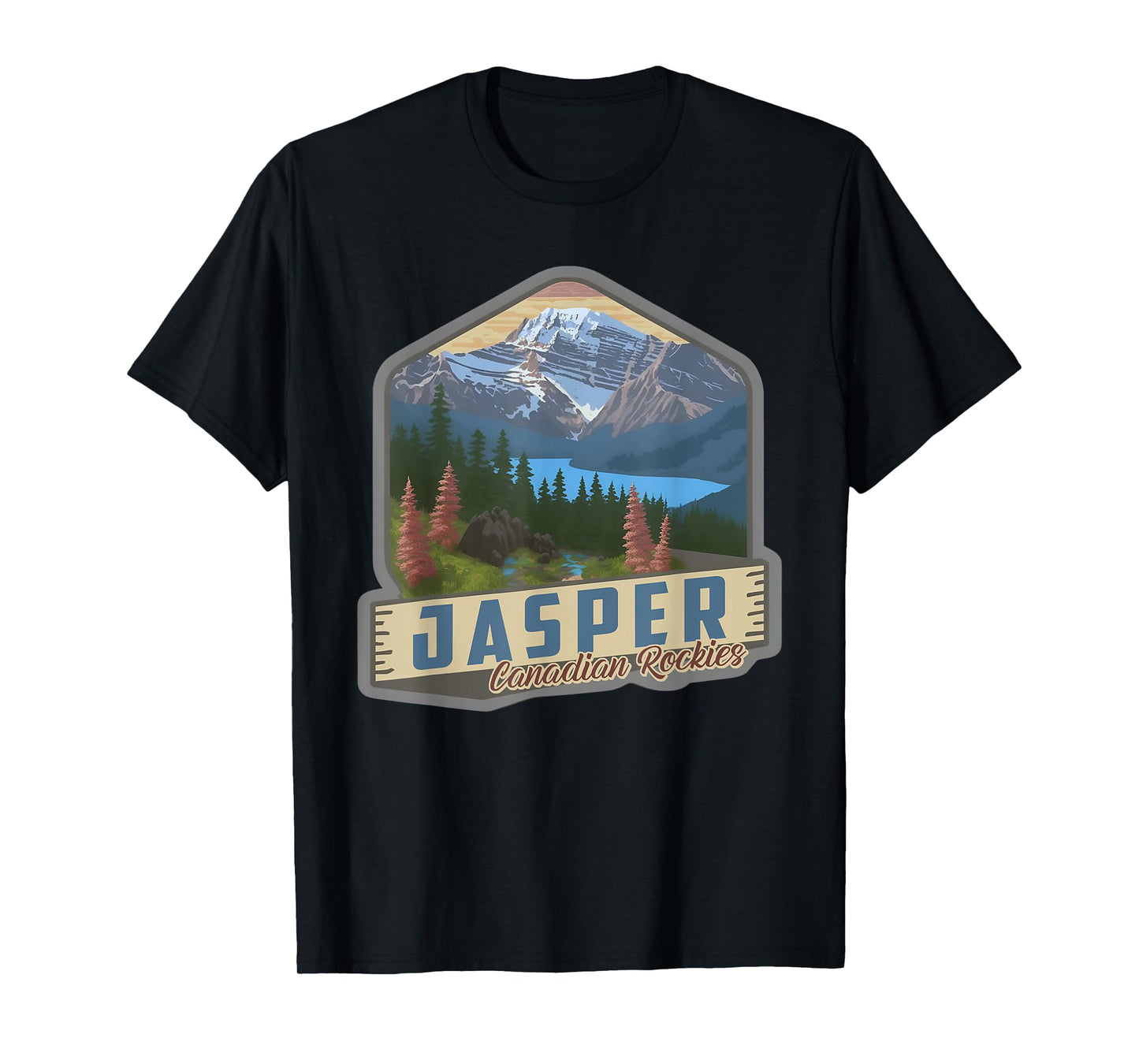 Jasper National Park Canadian Rockies US Parks Camping T-Shirt