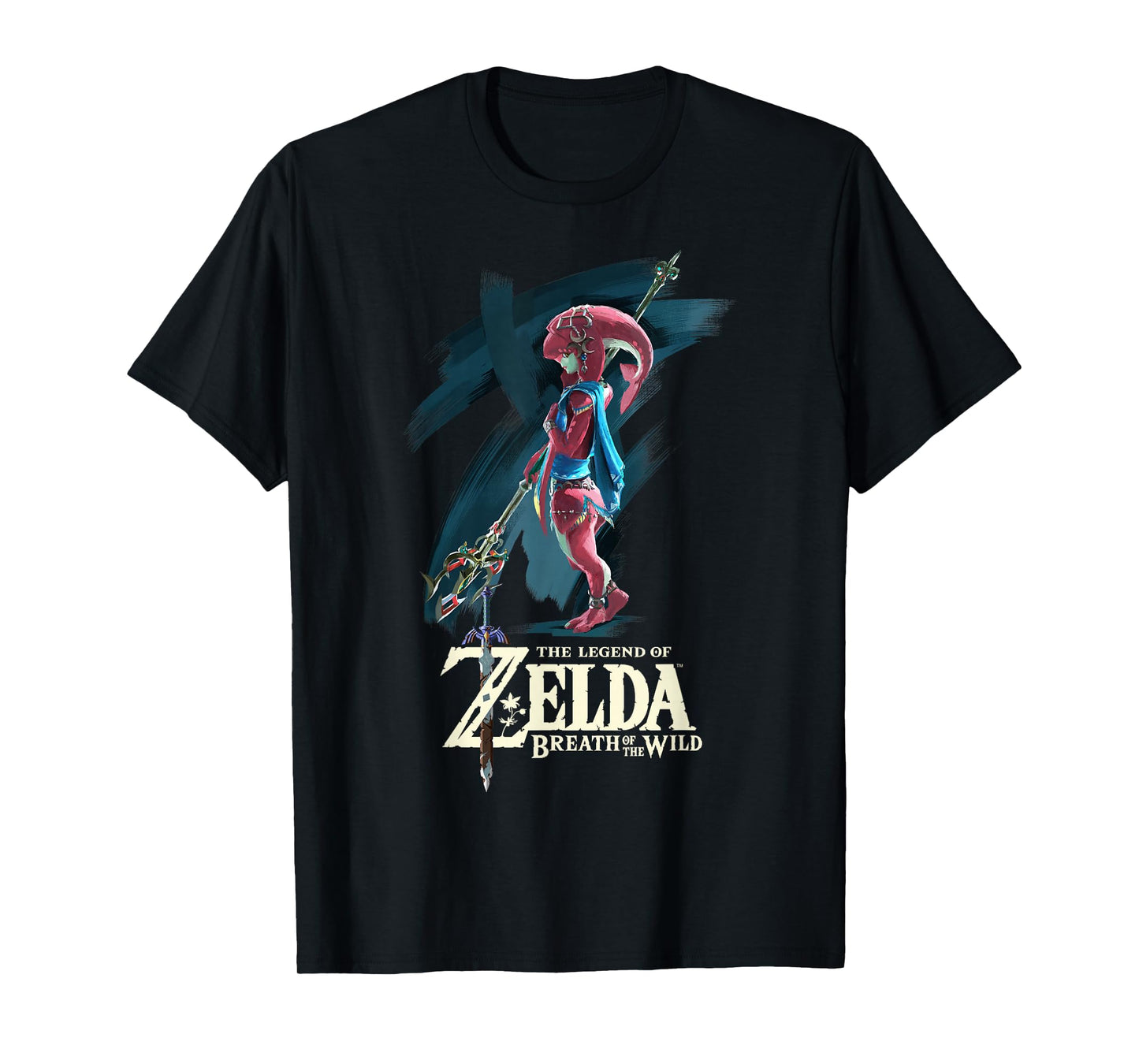 Legend of Zelda Breath of the Wild Mipha Paint Brush T-Shirt T-Shirt