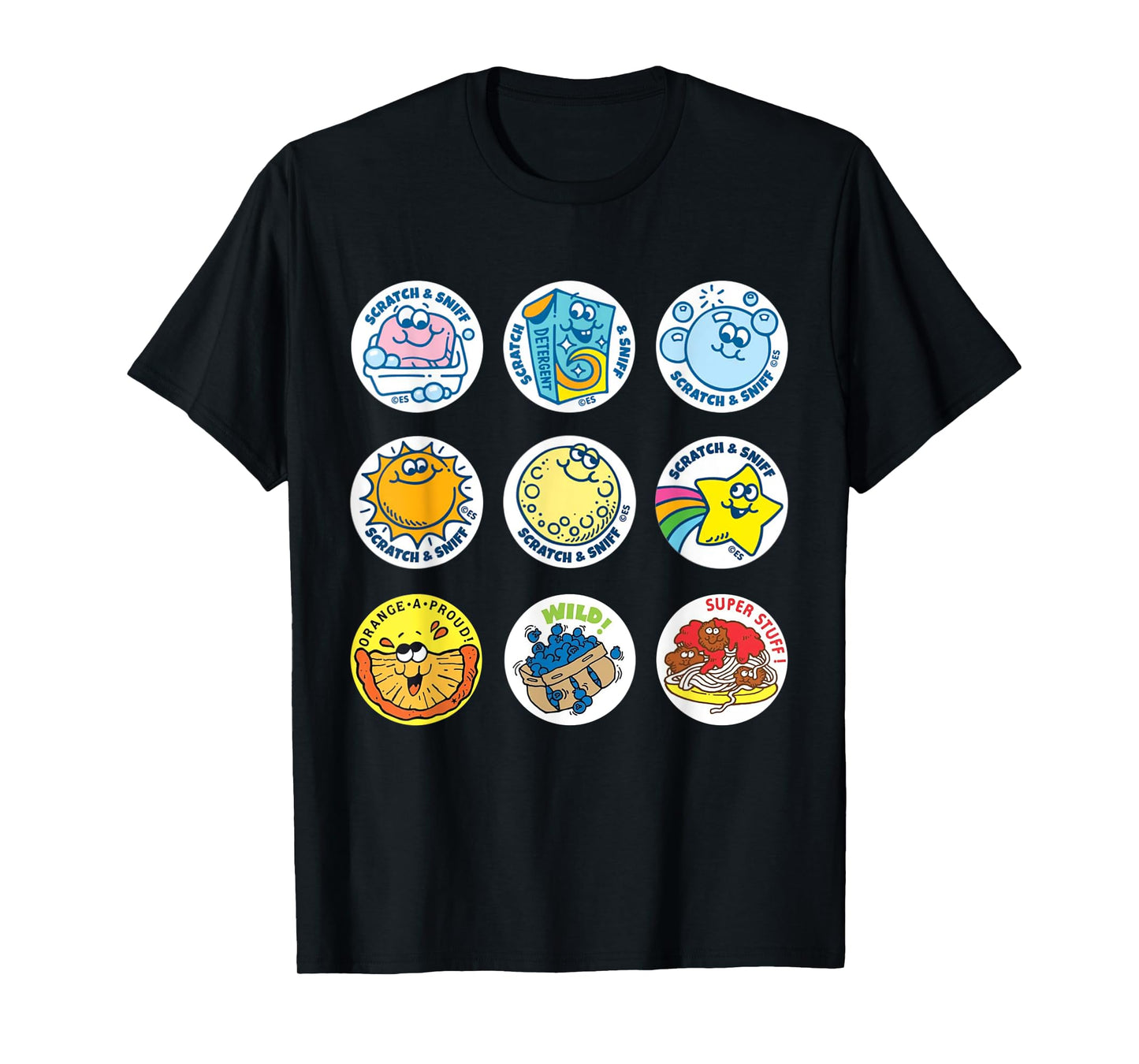 Scratch And Sniff Sticker Ice Cream, Scooper Dooper! Vintage Men Women Kids T-Shirt