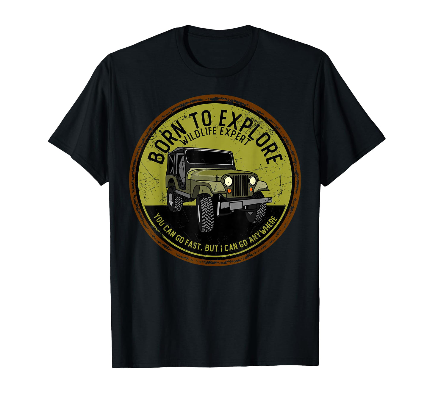 Born To Explore Off Roading Offroad 4x4 SUV T-Shirt