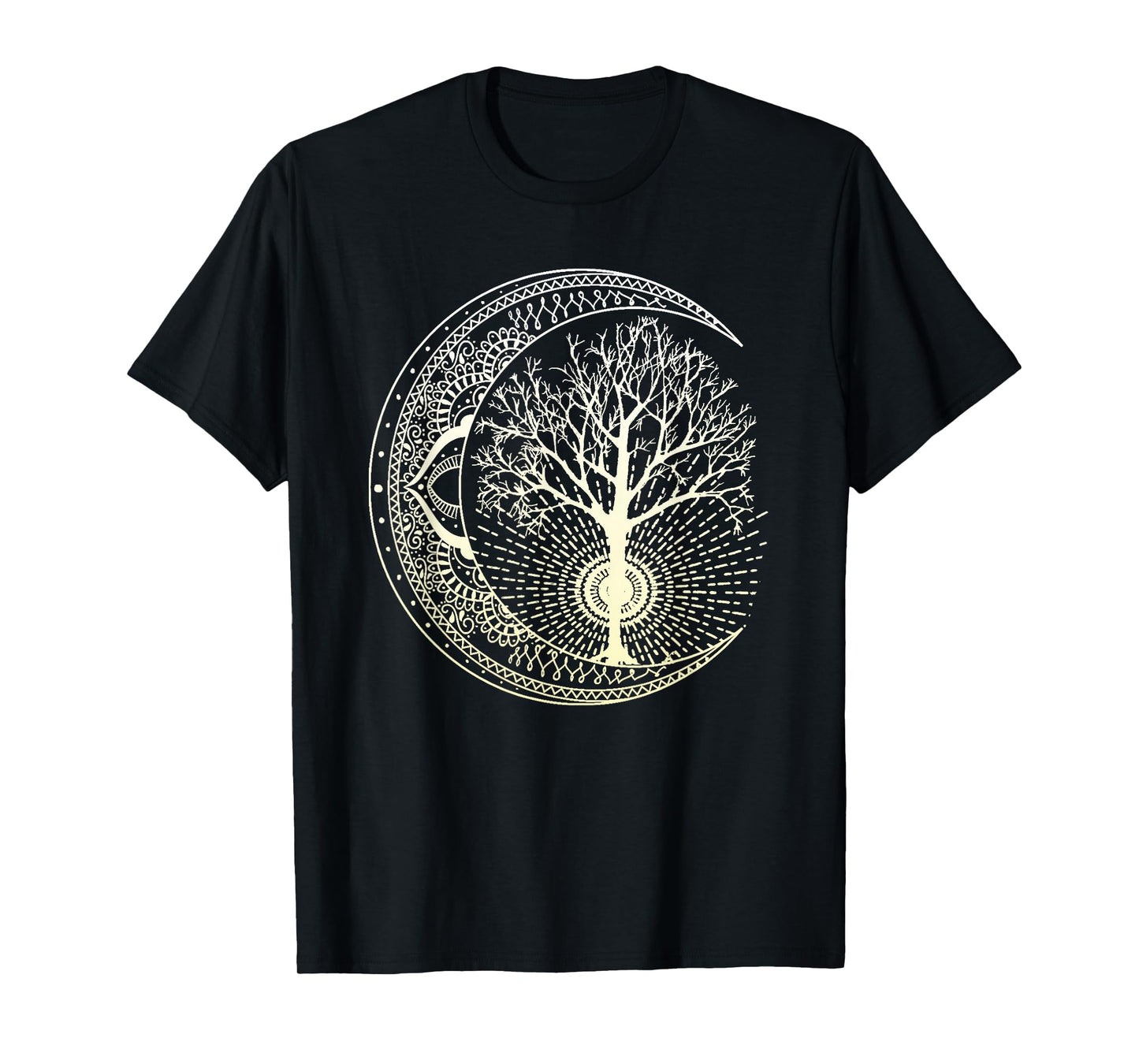 Mandala T-Shirt Tree of Life Tattoo Style Shirt T-Shirt