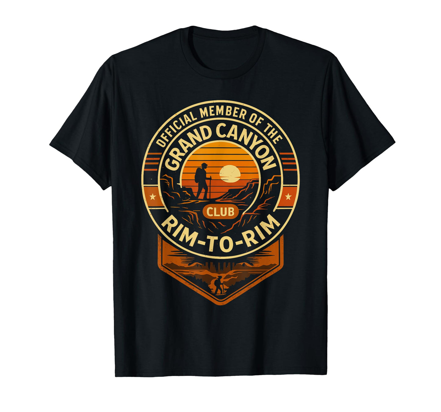 Official Member of The Grand Canyon Rim-to-Rim Club T-Shirt