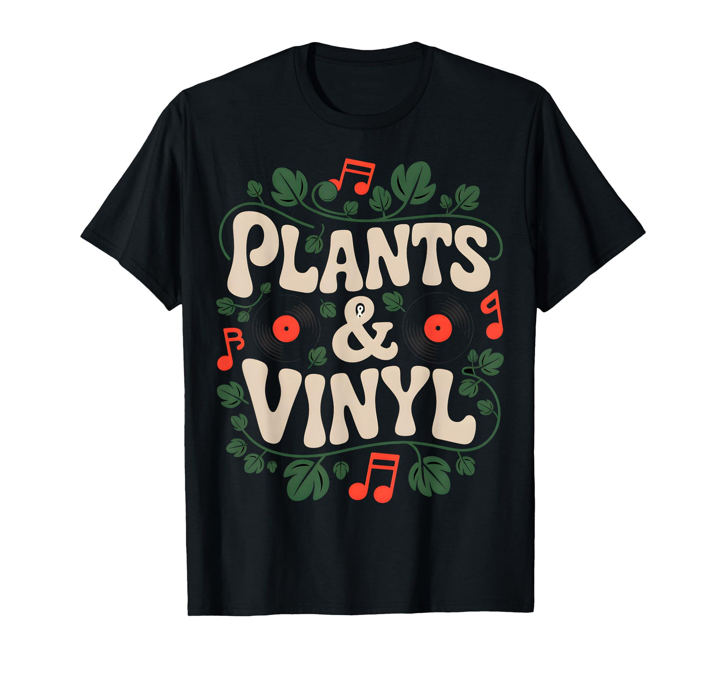 Plants Vinyl Music T-Shirt