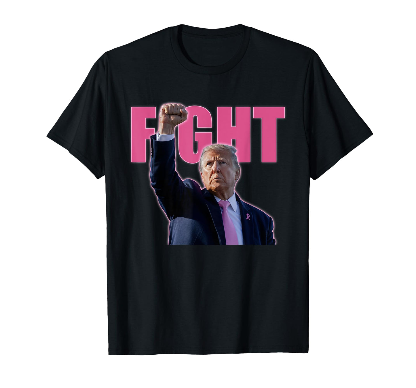Trump Breast Cancer Awareness Survivor Fighter T-Shirt