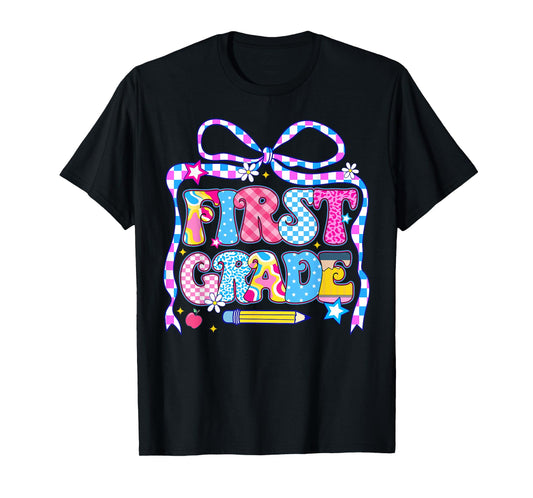 Cute First Grade Teacher 1st Grade Boys Girls Back to School T-Shirt