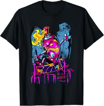 Graffiti Art Spray Paint Urban Street Art Skateboard T-Shirt