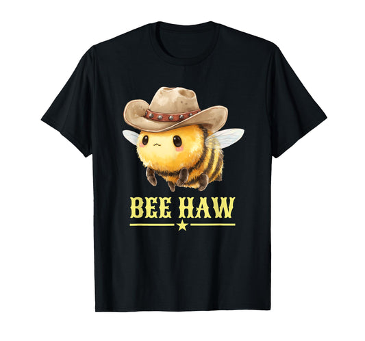 Beehaw Bee In Cowboy Hat T-Shirt