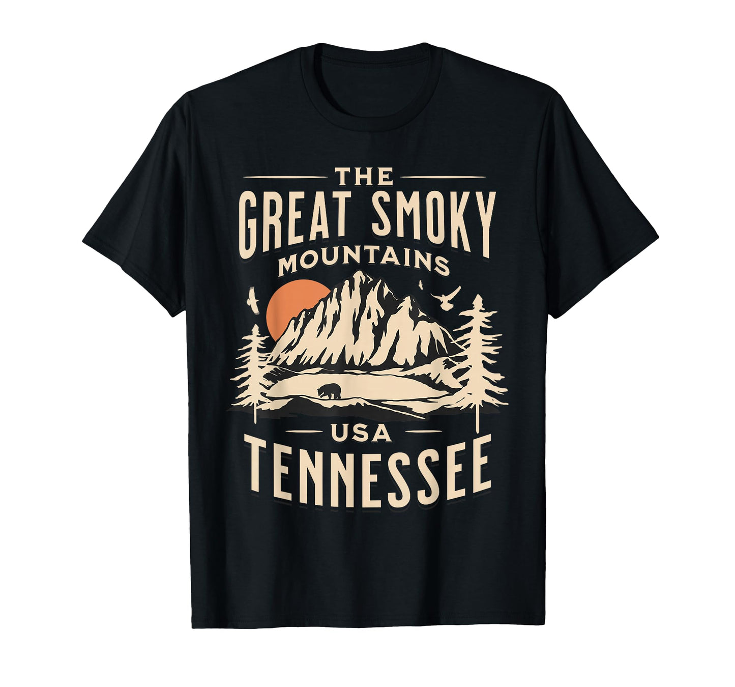 Great Smoky Mountains National Park Tennessee Hike Outdoors T-Shirt