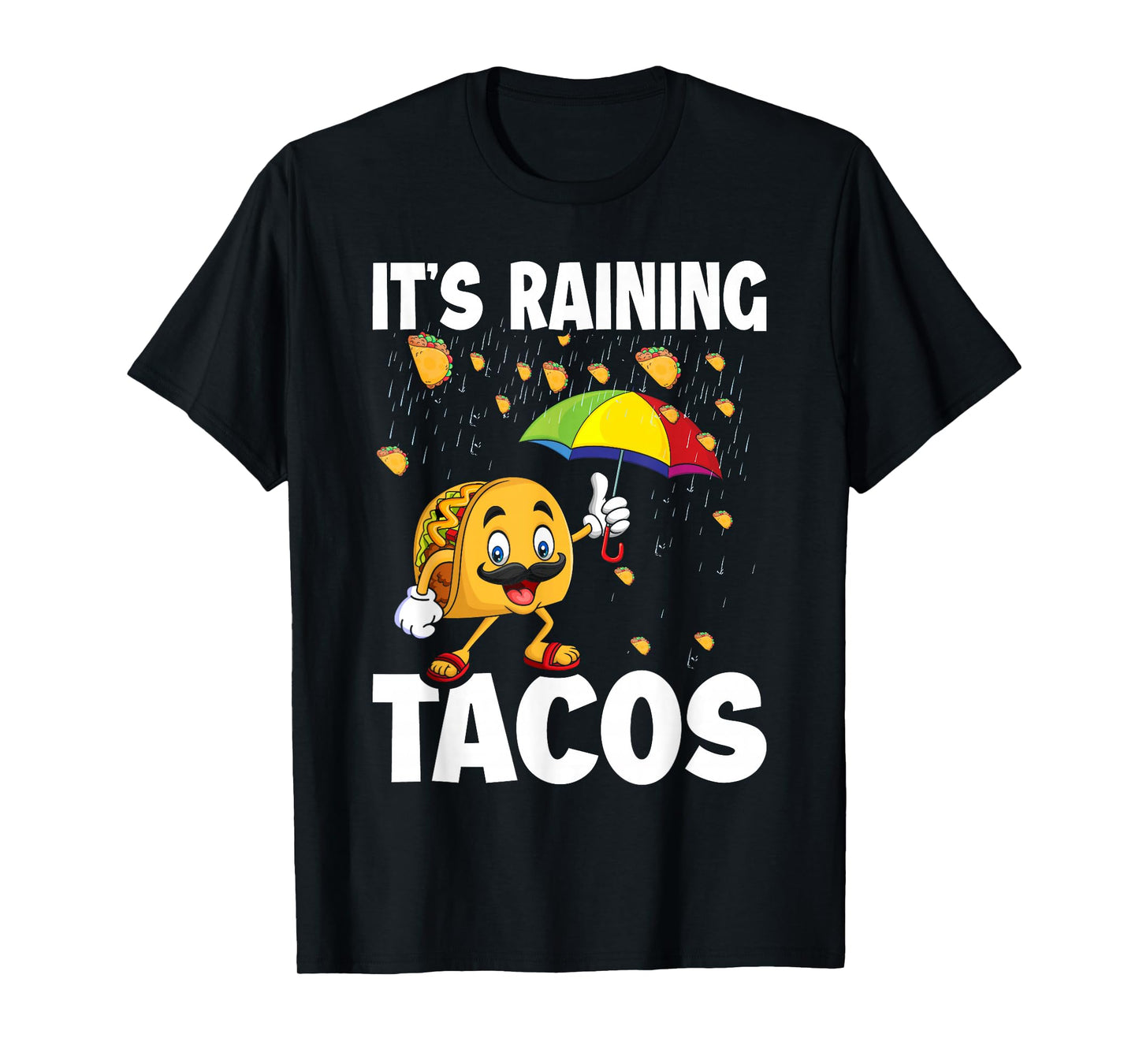 It is Raining Tacos Funny Taco Kids Girls Boys T-Shirt