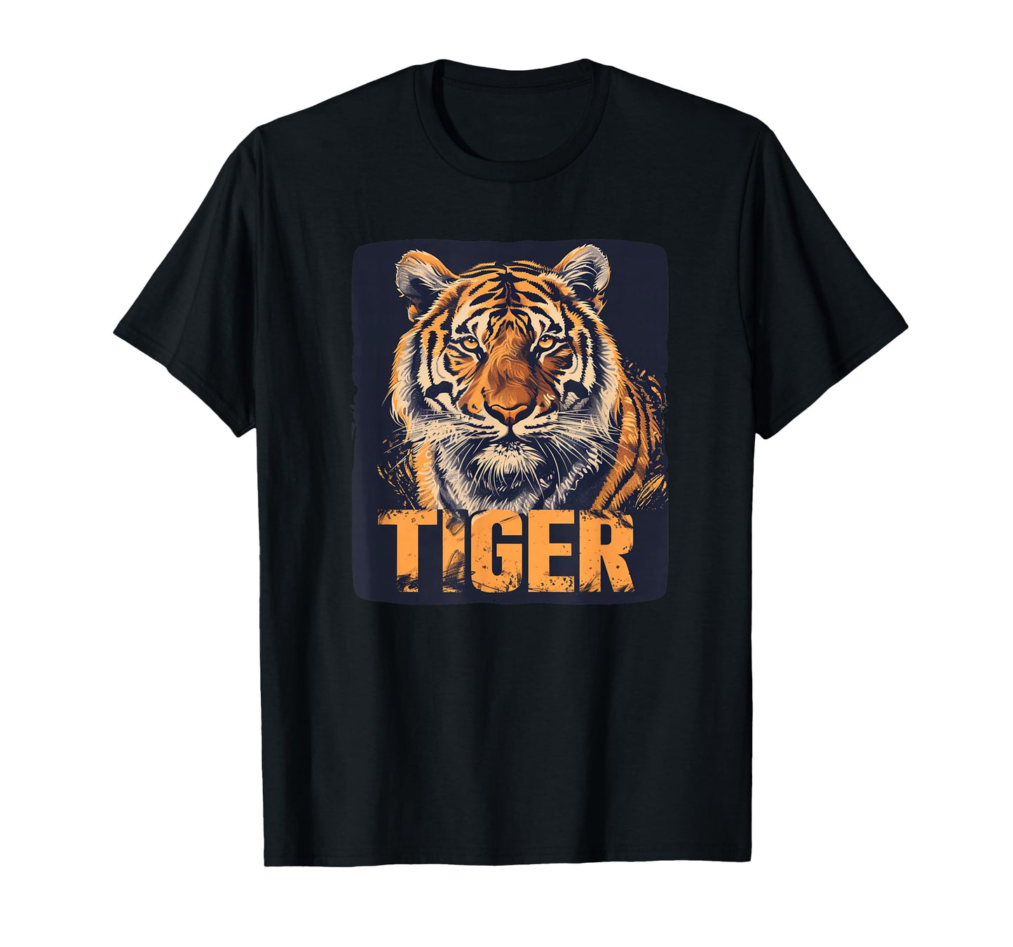 Nice Tiger Cat for Jungle and Animals Lovers T-Shirt