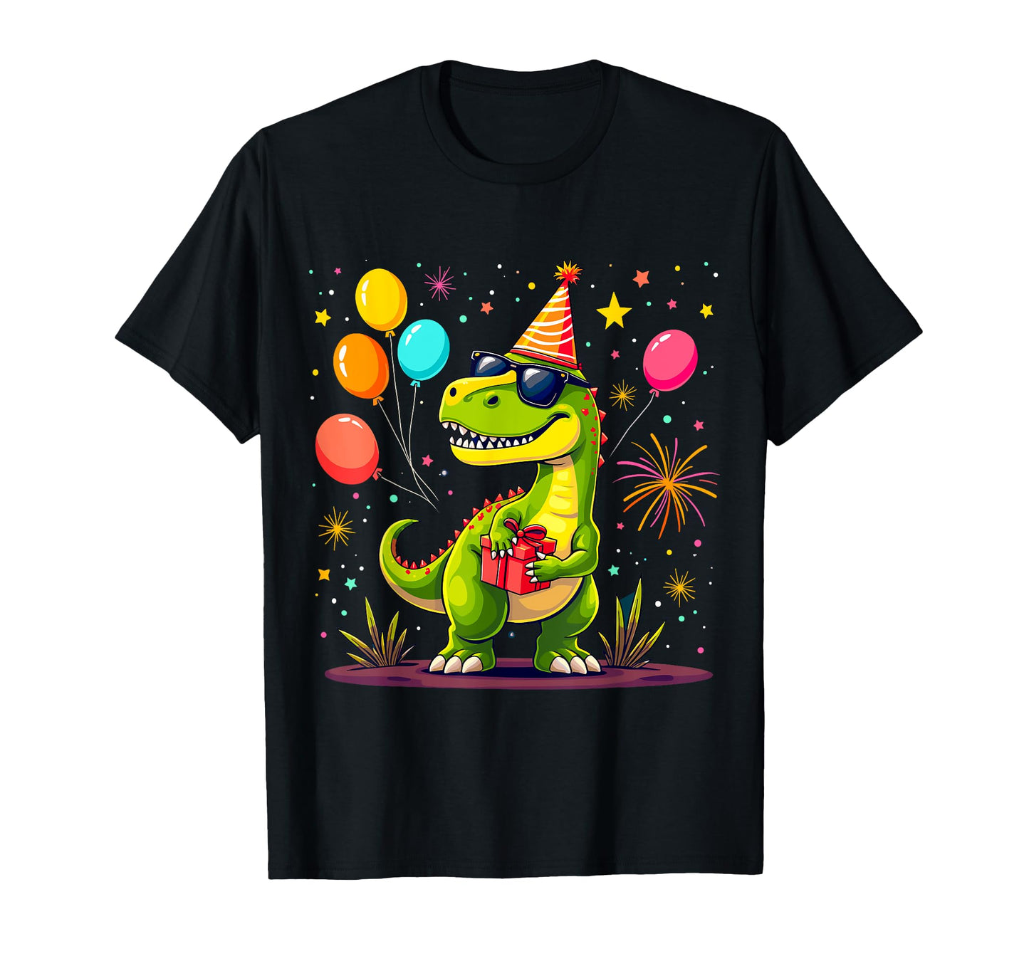 T-Rex Birthday Party Dinosaur T-Shirt