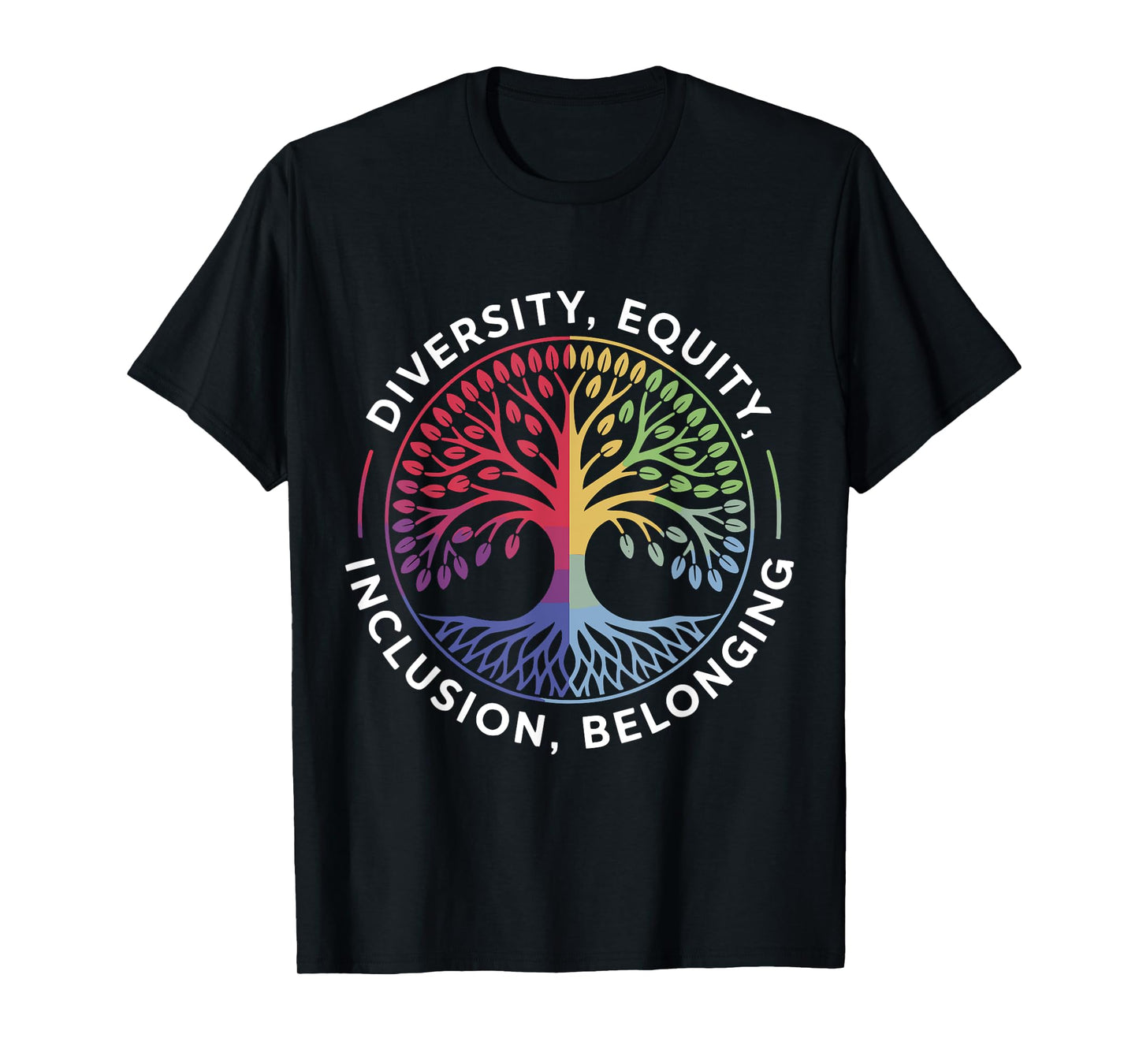 Diversity Equity Inclusion Belonging Hope Peace Teacher T-Shirt