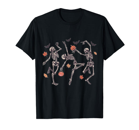 Dancing Skeleton Halloween T-Shirt