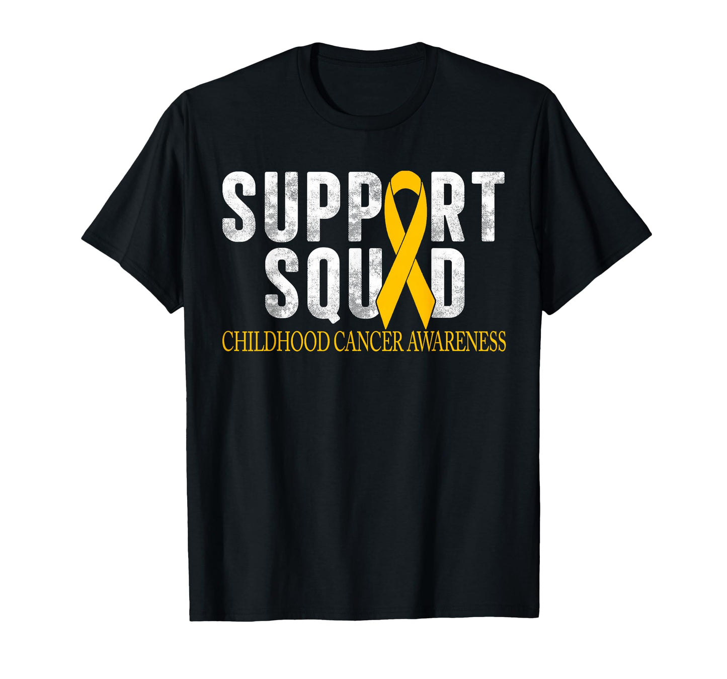 Childhood Cancer Awareness Shirt Motivational Support Squad T-Shirt