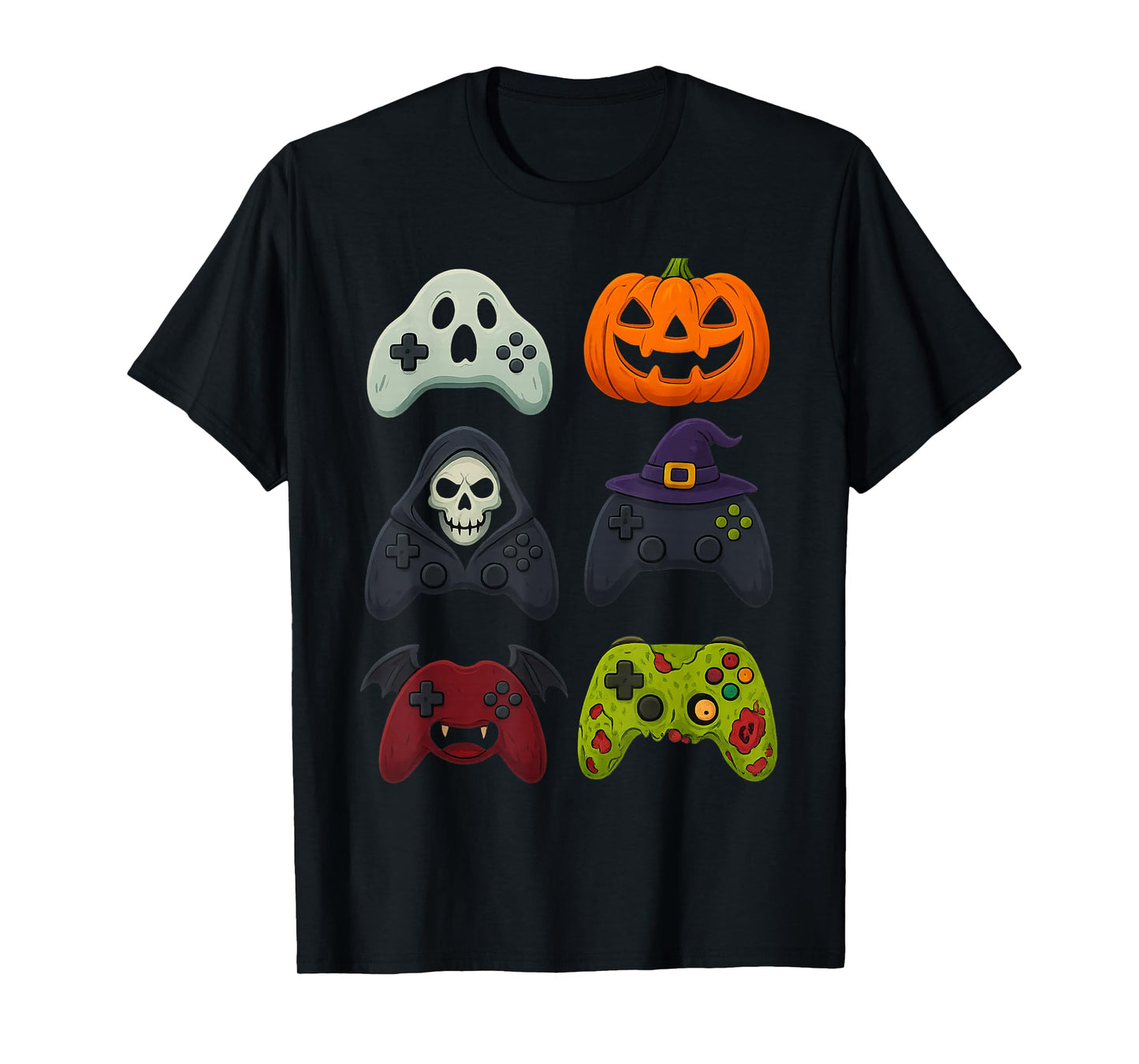 Zombie Mummy Gaming Crew Halloween Tee T-Shirt