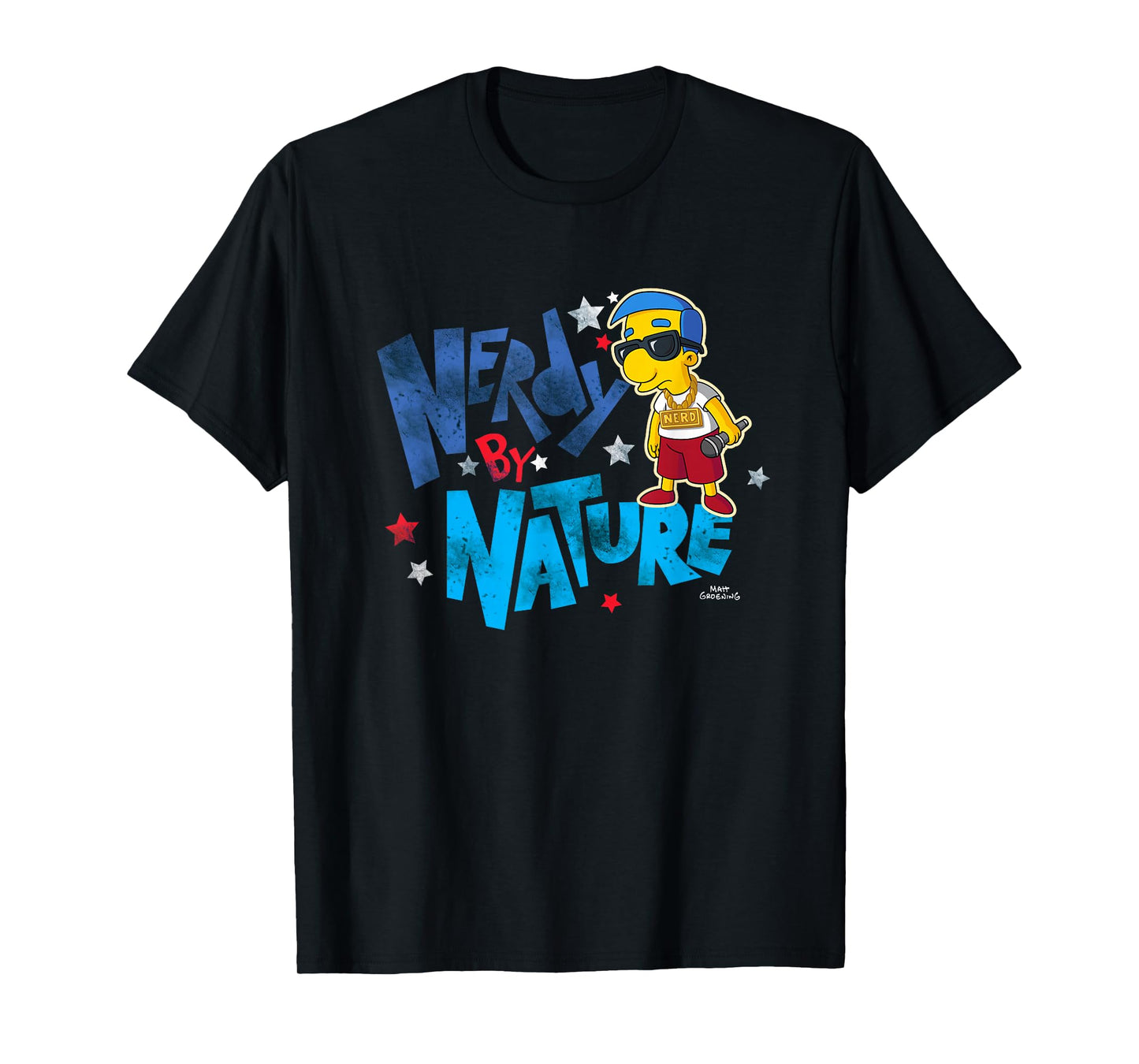 The Simpsons Milhouse Nerdy By Nature T-Shirt