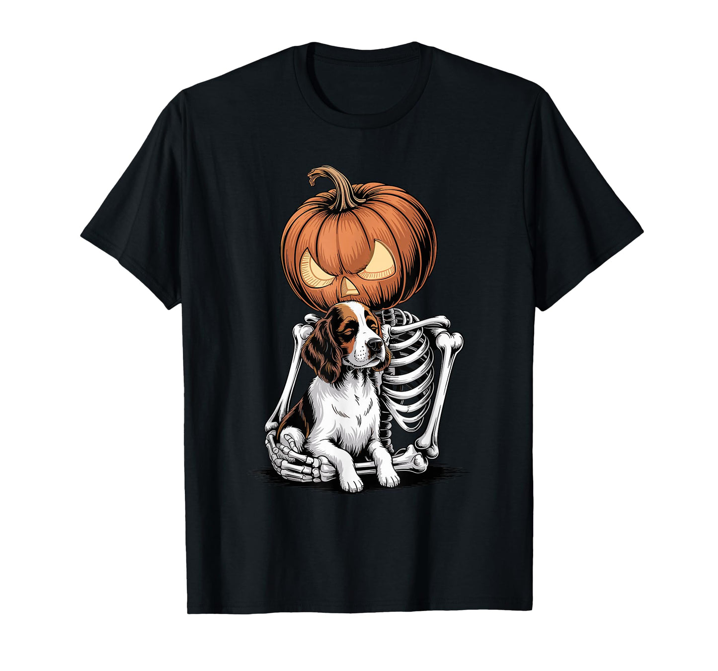 Halloween Skeleton English Springer Spaniel T-Shirt