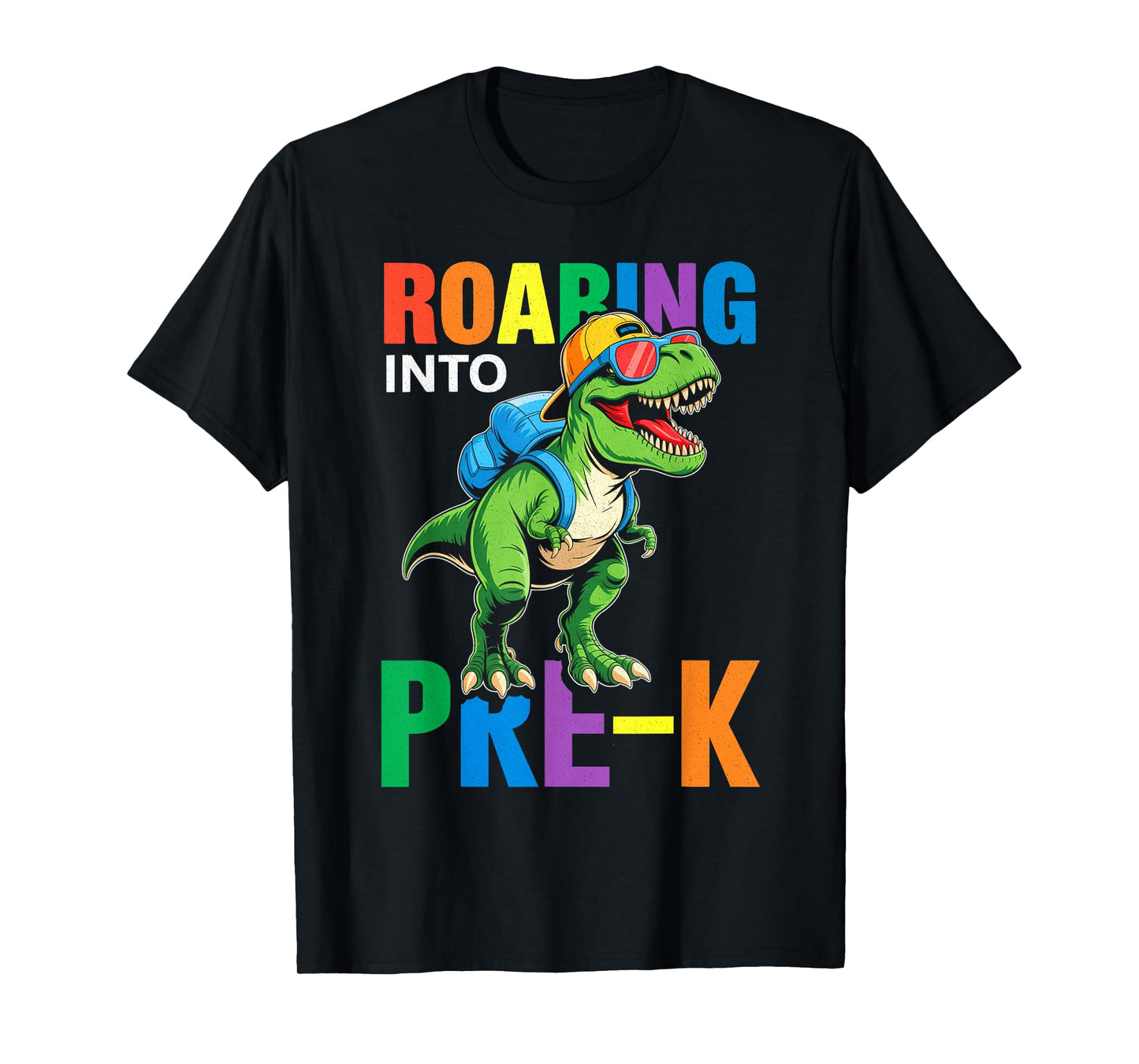 Pre-K Shirt For Boys Kids Dinosaur Back to School First Day T-Shirt