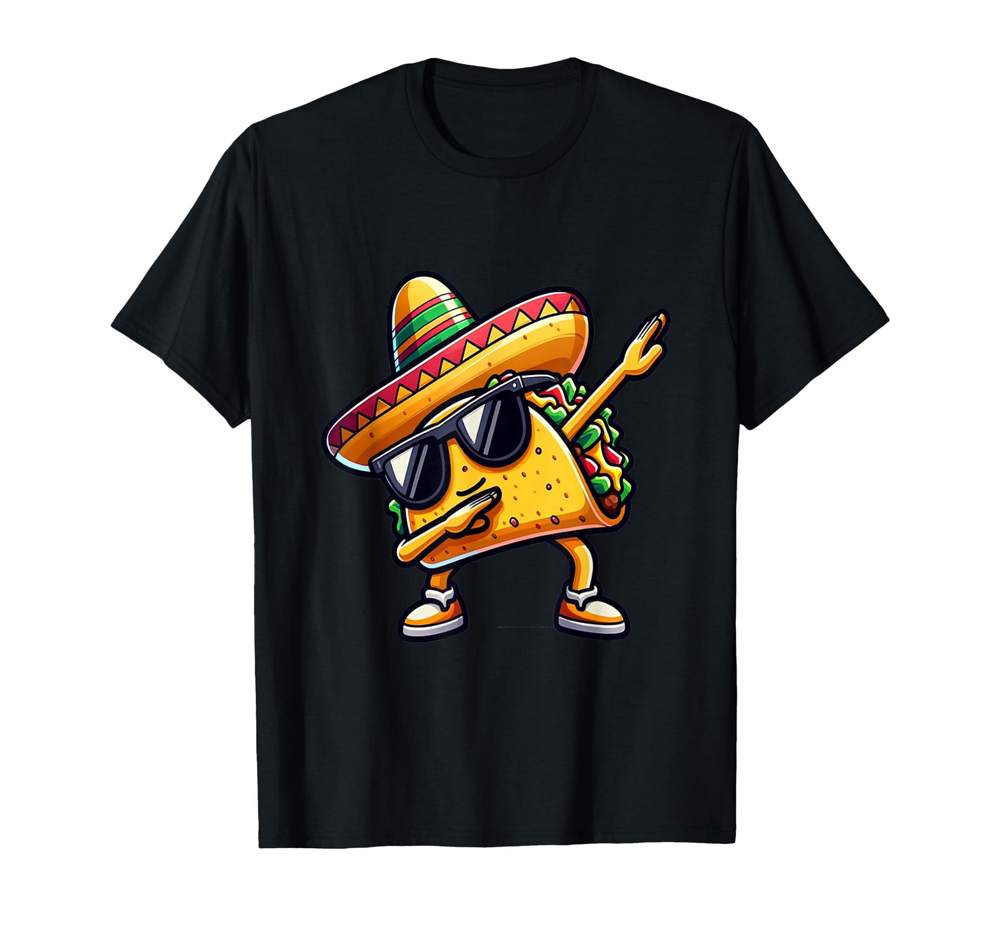 Mexican Food Dabbing Taco T-Shirt