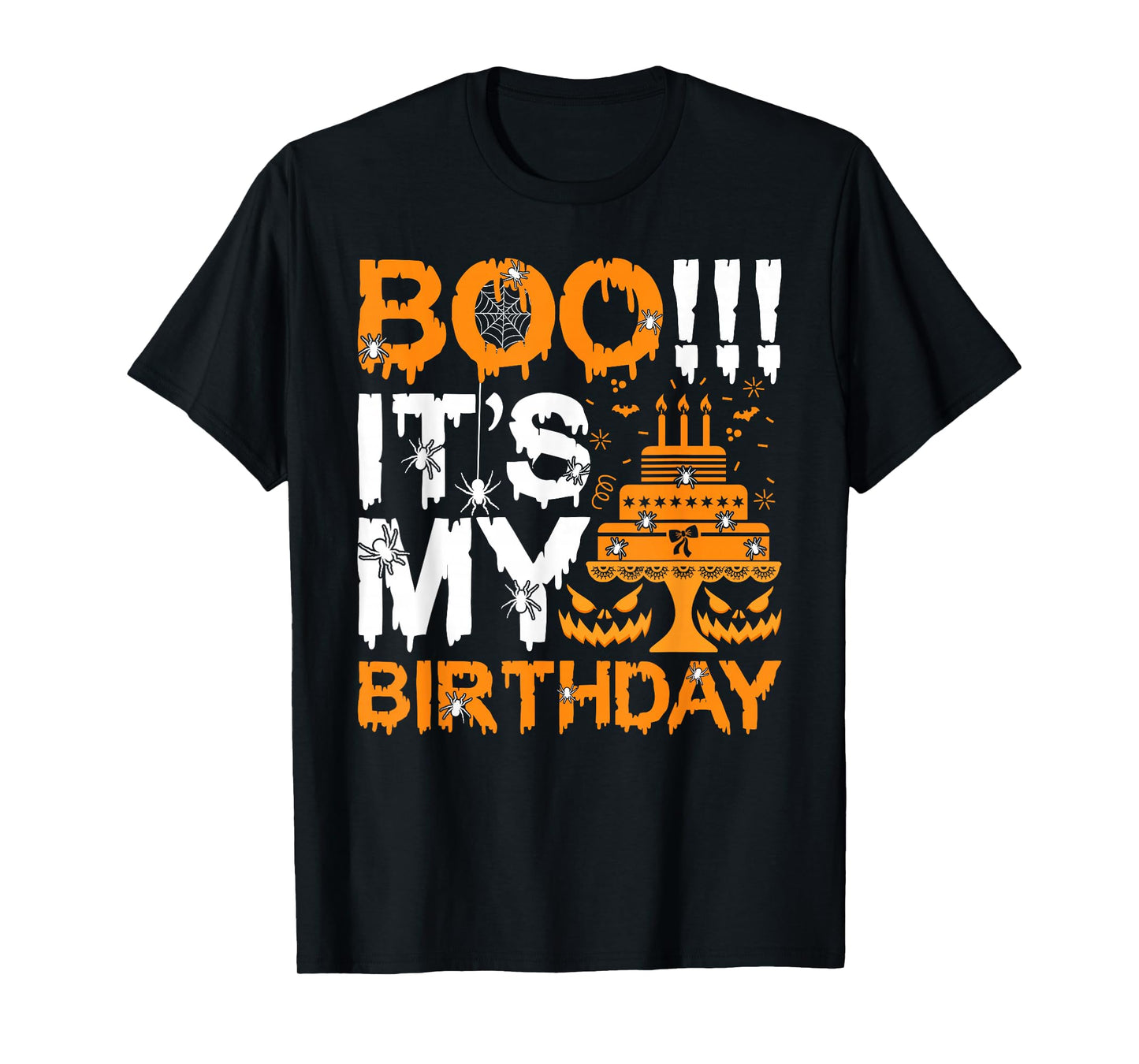Boo It’s My Birthday Spooky Halloween Costume T-Shirt