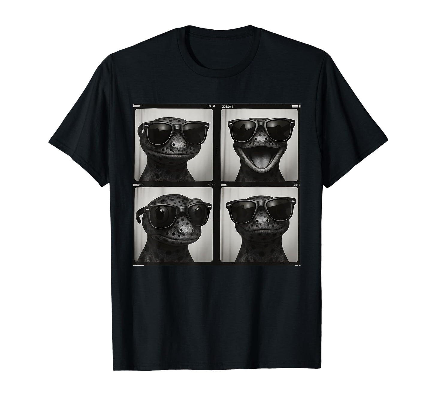 Newt Salamander Cool Sunglasses Portraits T-Shirt