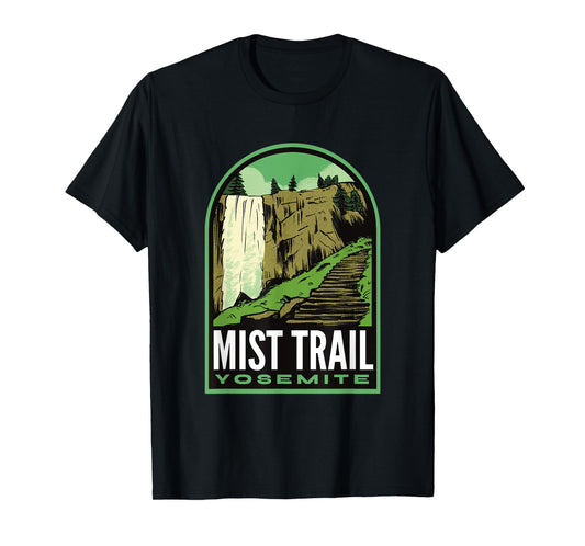 Mist Trail Yosemite California T-Shirt