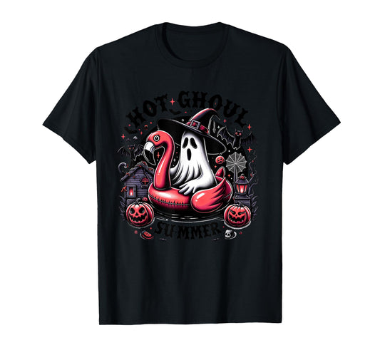 Halloween Summer Celebrate Summerween Ghost Spooky Creepy T-Shirt for Men Women Kids