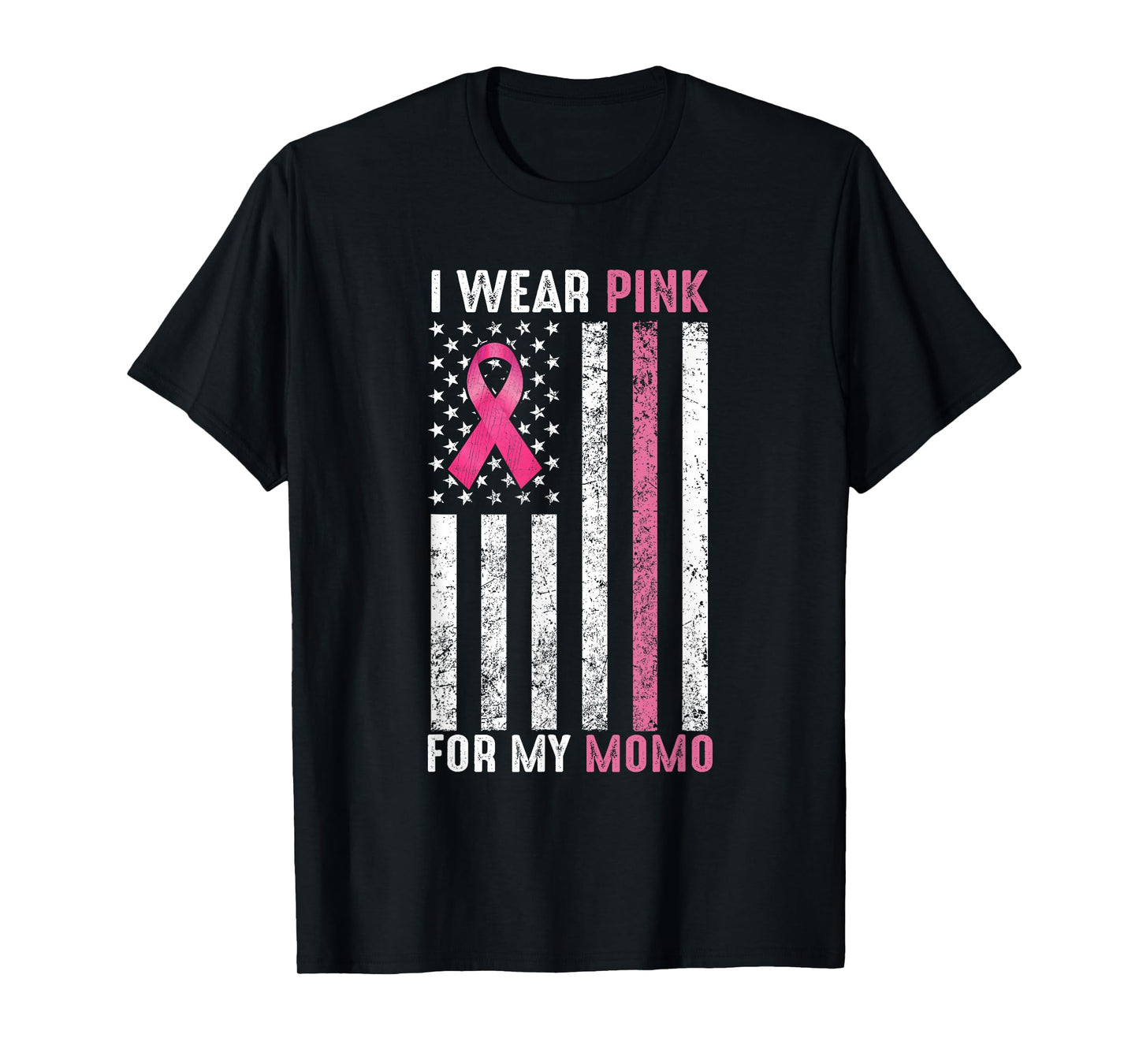 I Wear Pink For My Momo Pink Breast Cancer Awareness Month T-Shirt