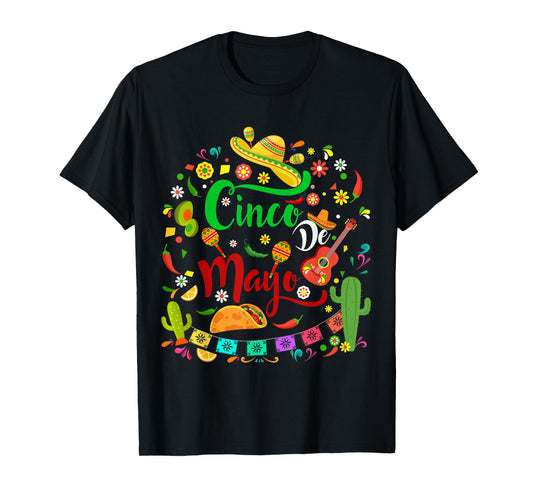 5th of May Party Women Men shirts Womens Cinco De Mayo Party T-Shirt