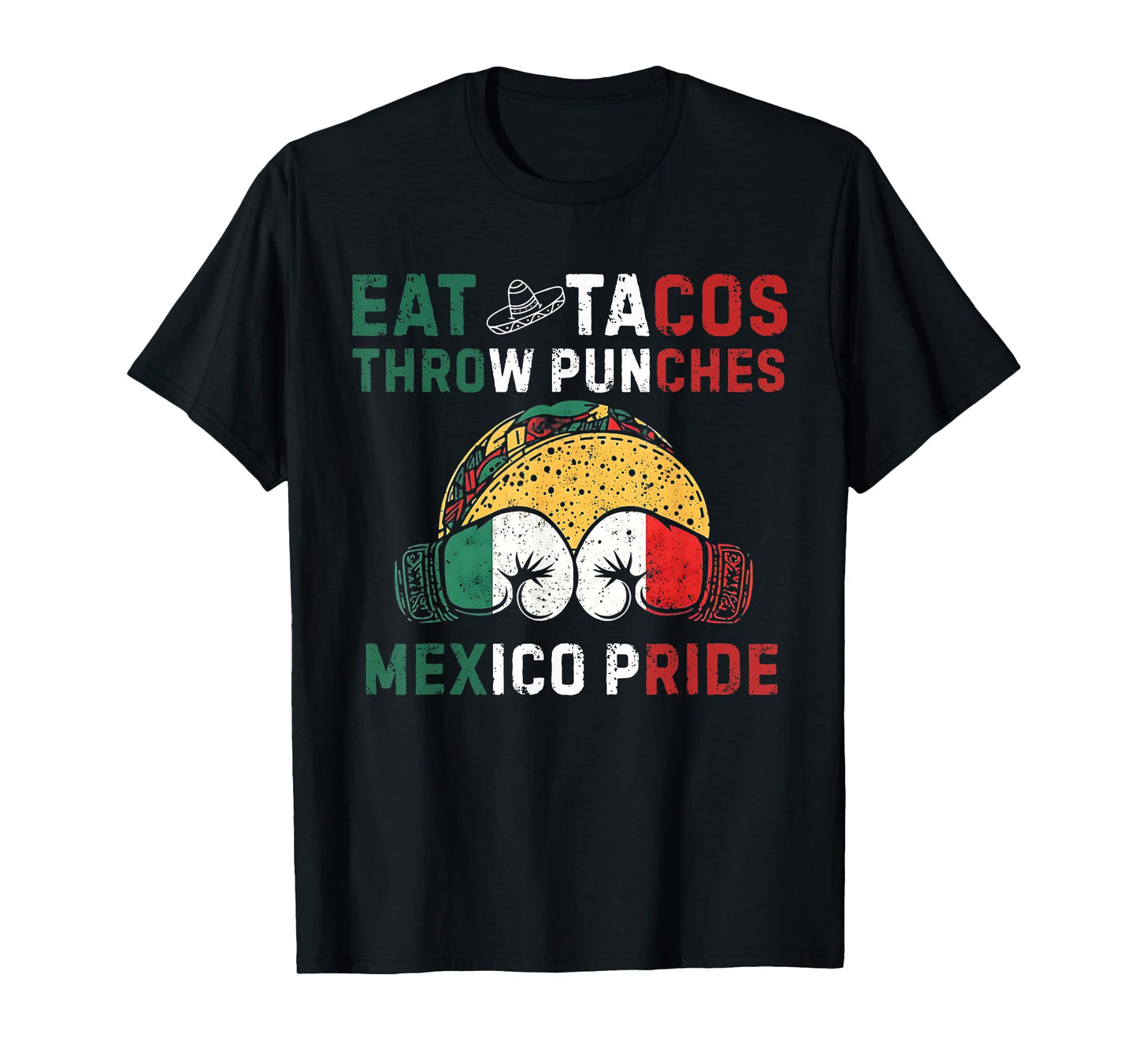 Hispanic Heritage Month Mexico Boxing Tradition T-Shirt