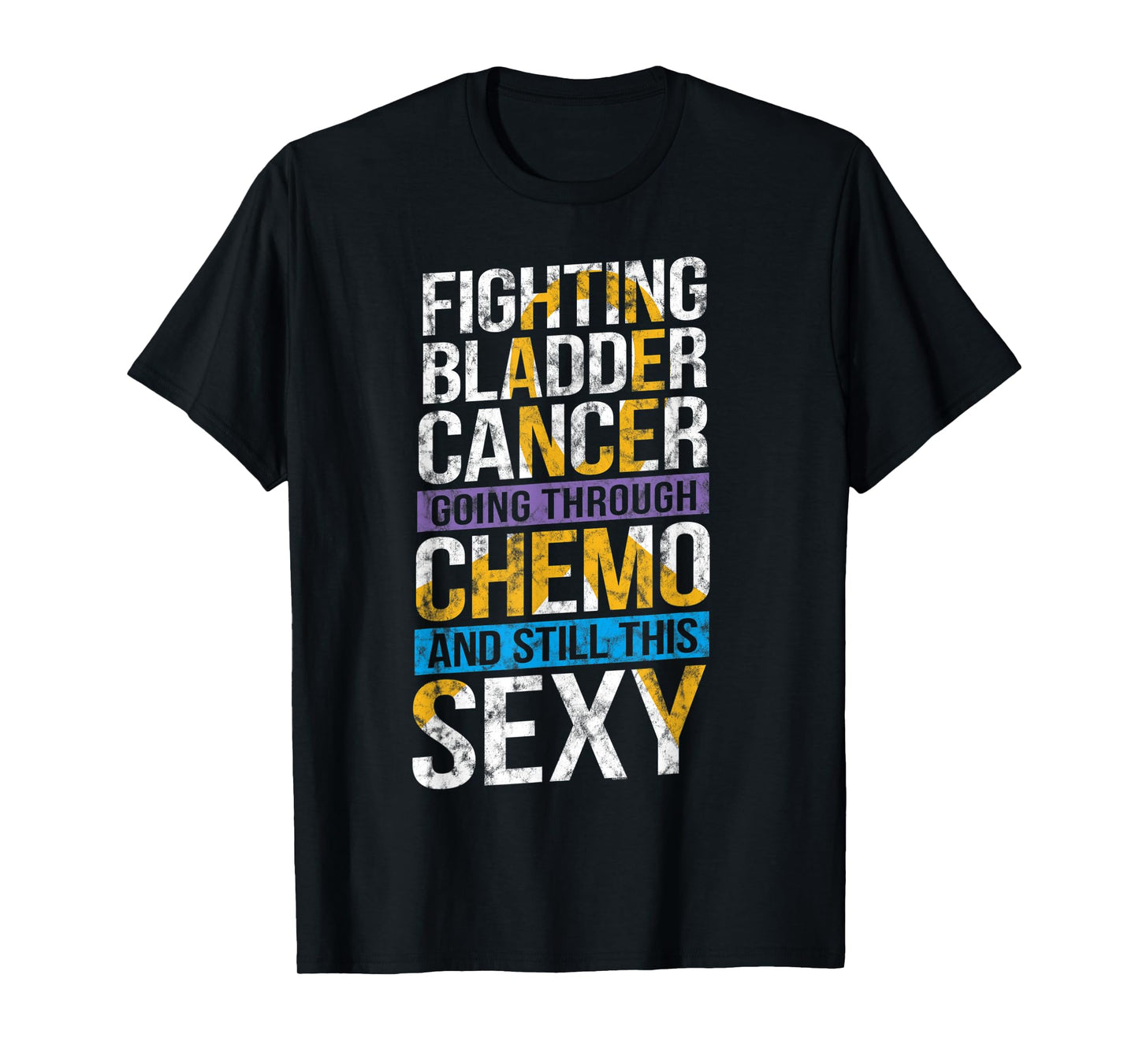 Funny Bladder Cancer Meme T Shirt | Distressed Design
