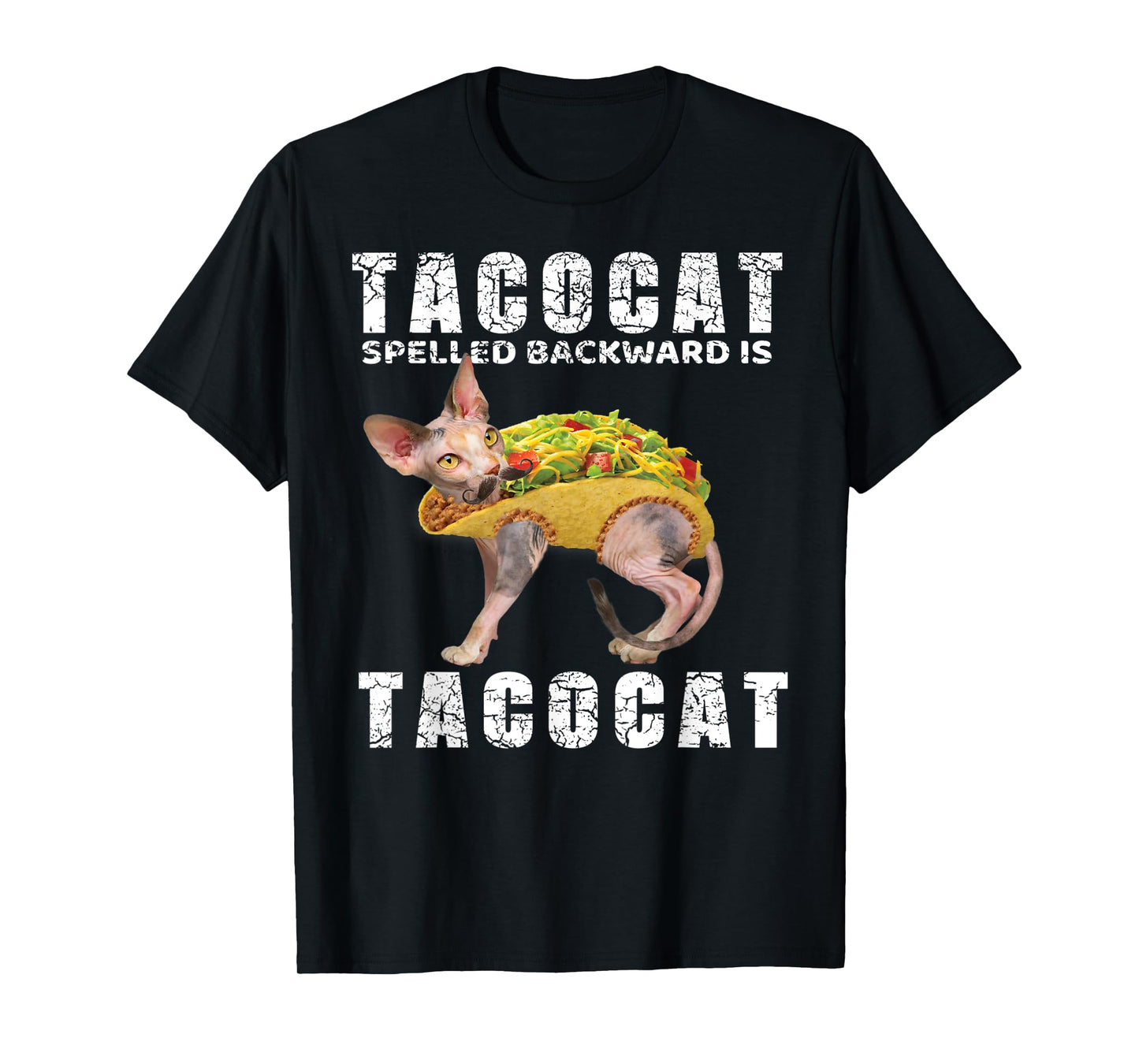 Mexican Food Shirt Tacocat Spelled Backward Is Tacocat Tees Men Women Kids T-Shirt