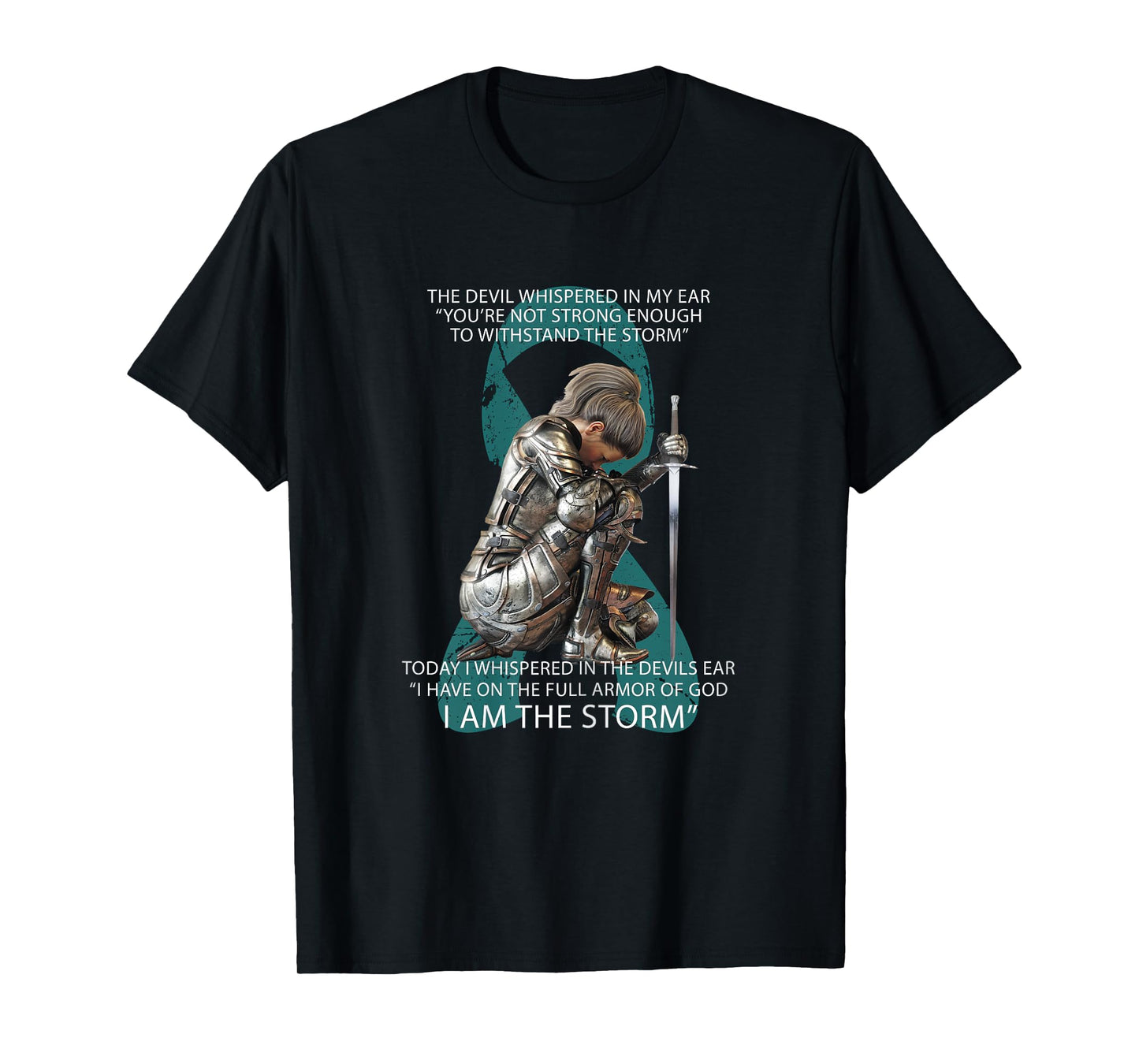 I Am The Storm Mom Sister Women Ovarian Cancer Awareness T-Shirt