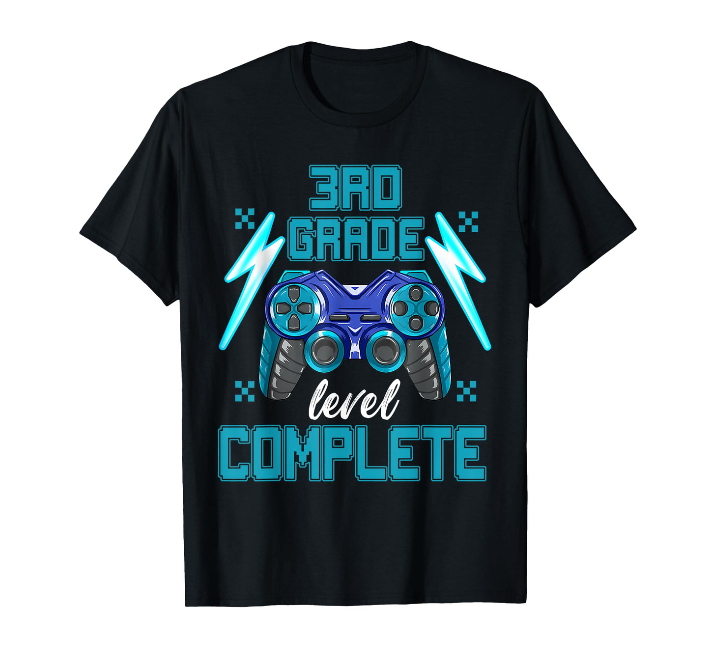 3rd Grade Level Complete Video Game Last Day Of School Boys T-Shirt