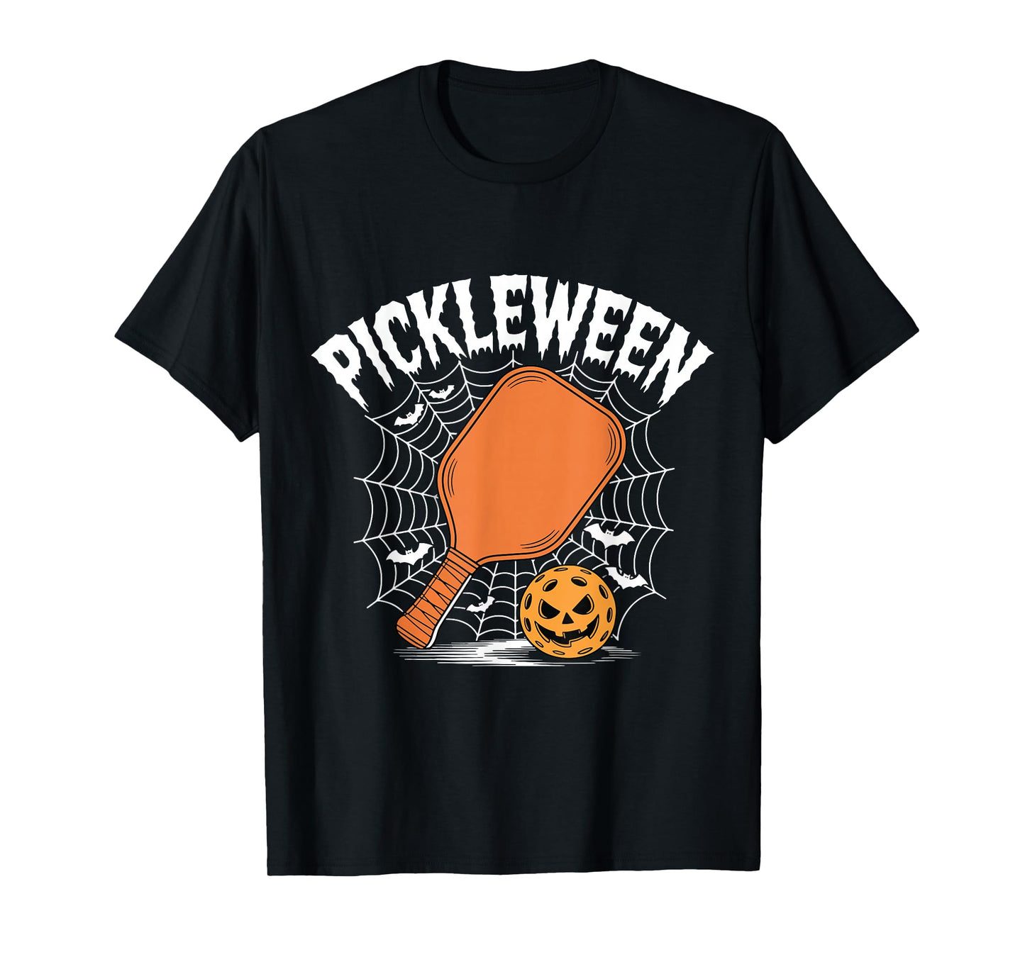 Pickleween Pickleball Halloween Funny Love Pickleball T-Shirt