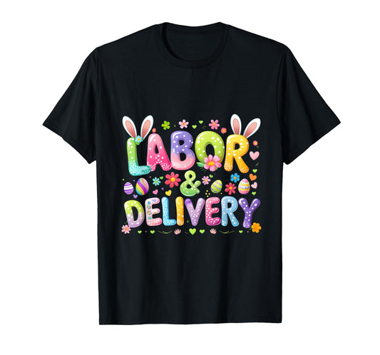 Cute Easter Labor & Delivery Nurse Bunny Nursing Costume T-Shirt